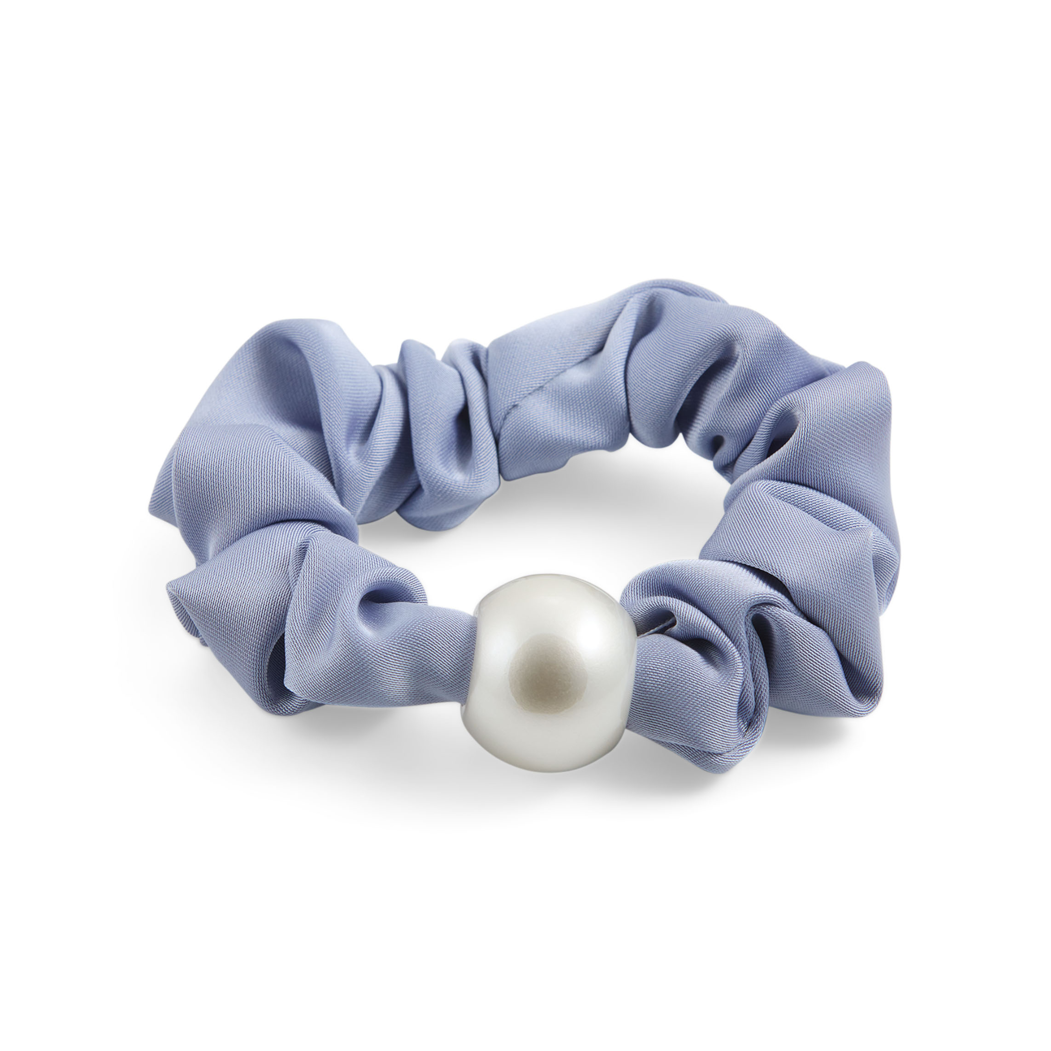 Concept C. Scrunchie With Pearl - Blue
