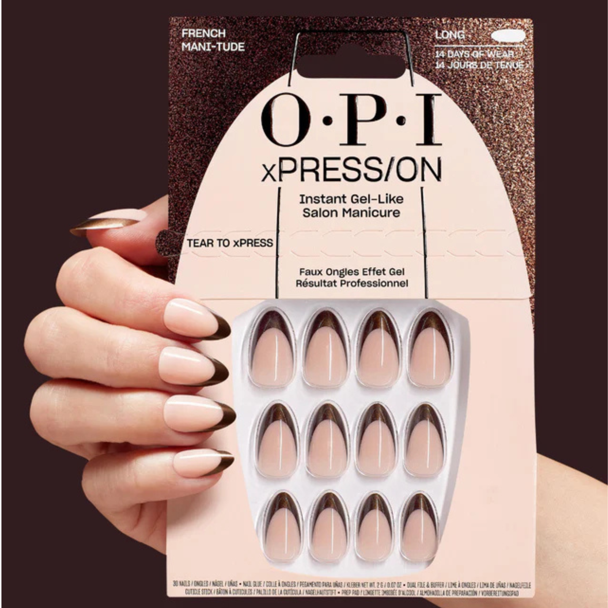 OPI. xPRESS/ON Long Nail Set - French Mani-Tude