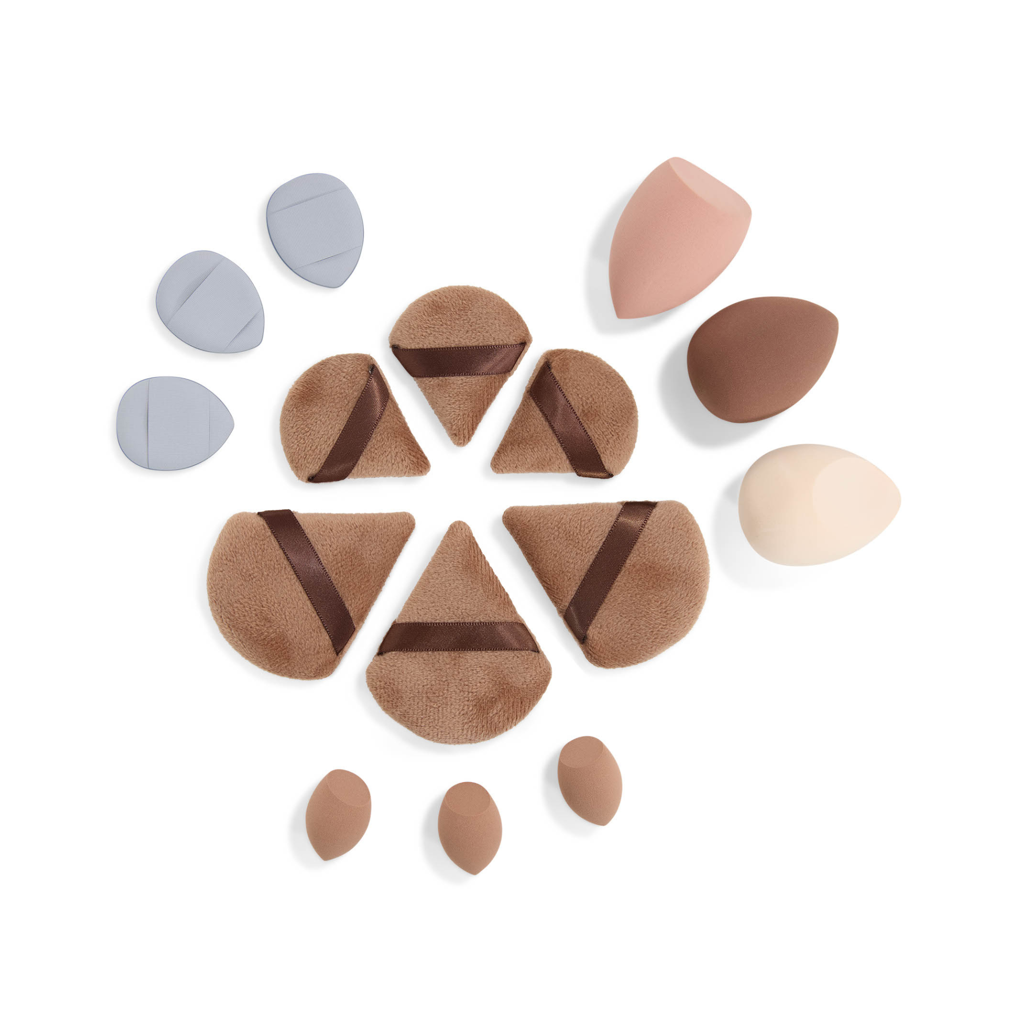 Concept C. Makeup Sponge Set - Brown
