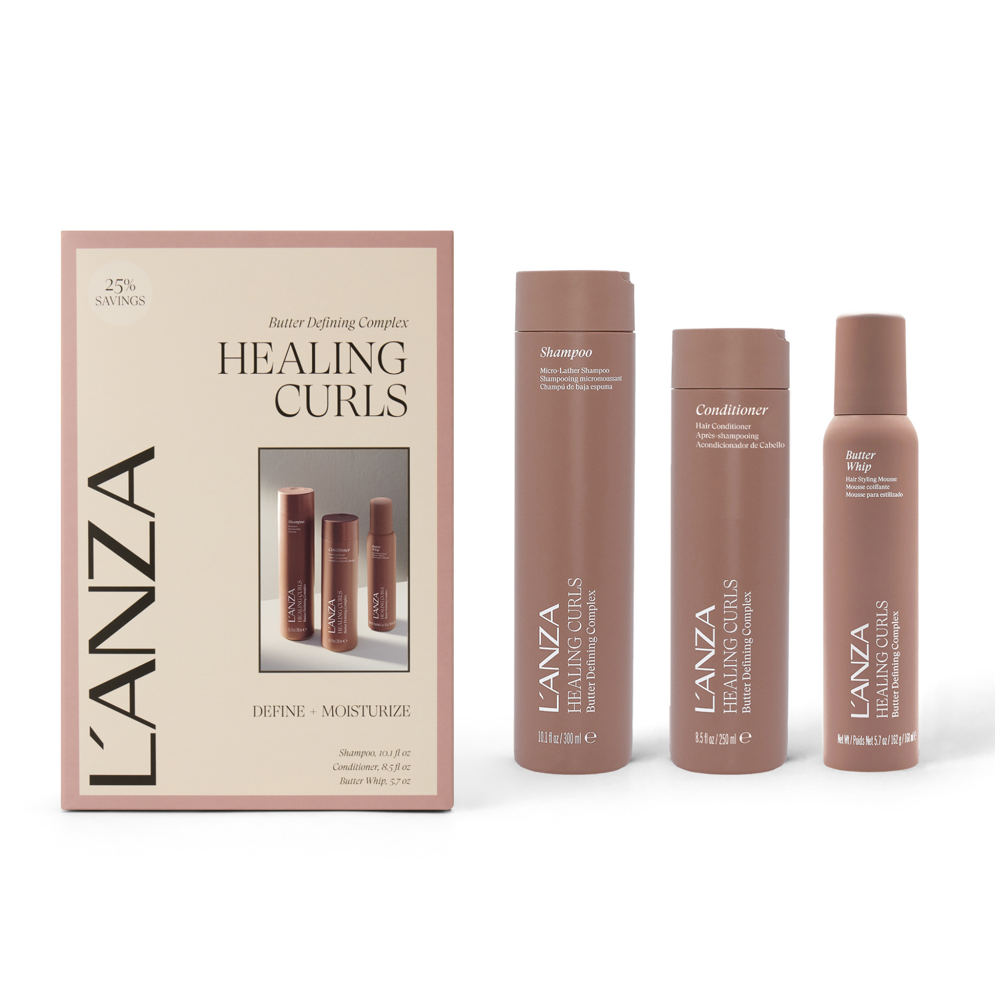 L'Anza. Holiday Set - Healing Curls