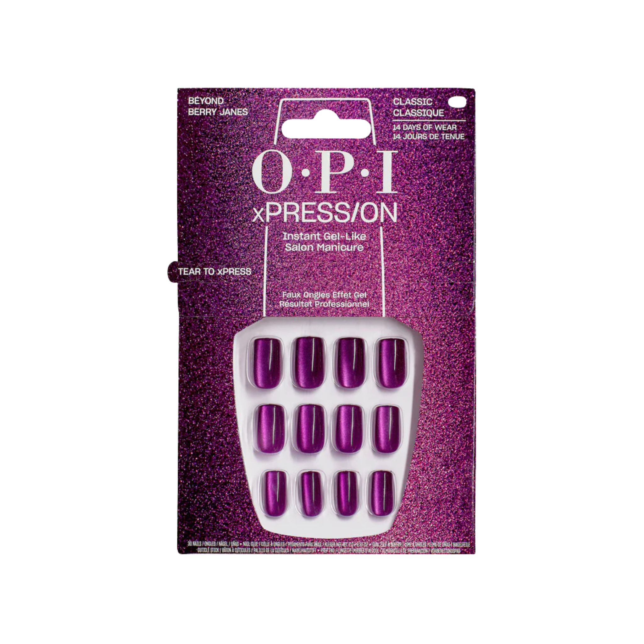 OPI. xPRESS/ON Classic Nail Set - Beyond Berry Janes