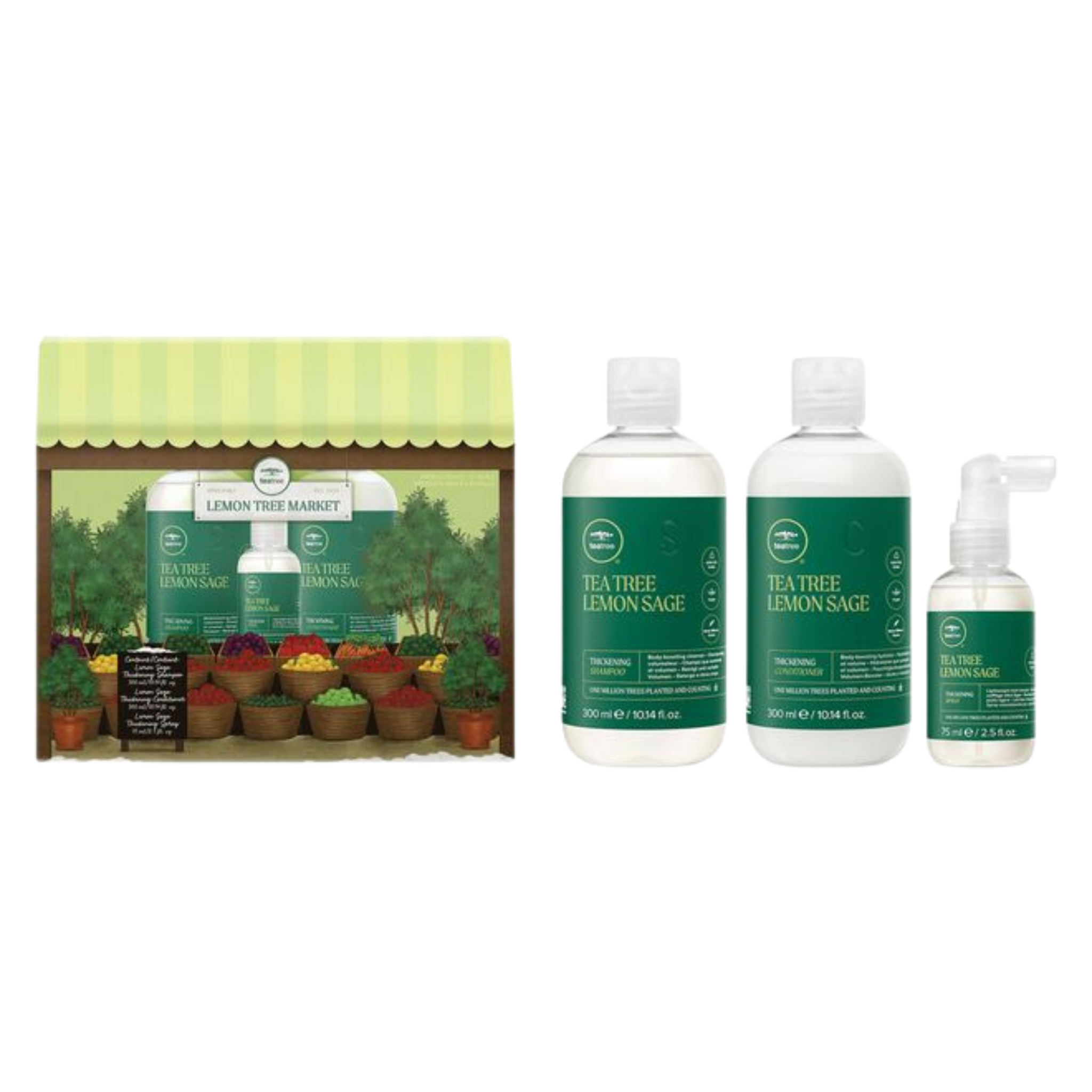 Paul Mitchell. Coffret Des Fêtes Lemon Tree Market - Tea Tree Lemon Sage
