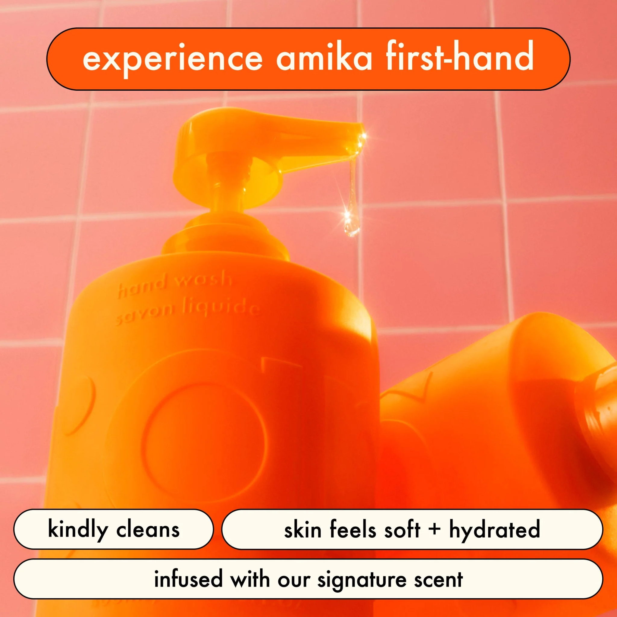 Amika. Signature Fragrance Hand Soap - 400 ml