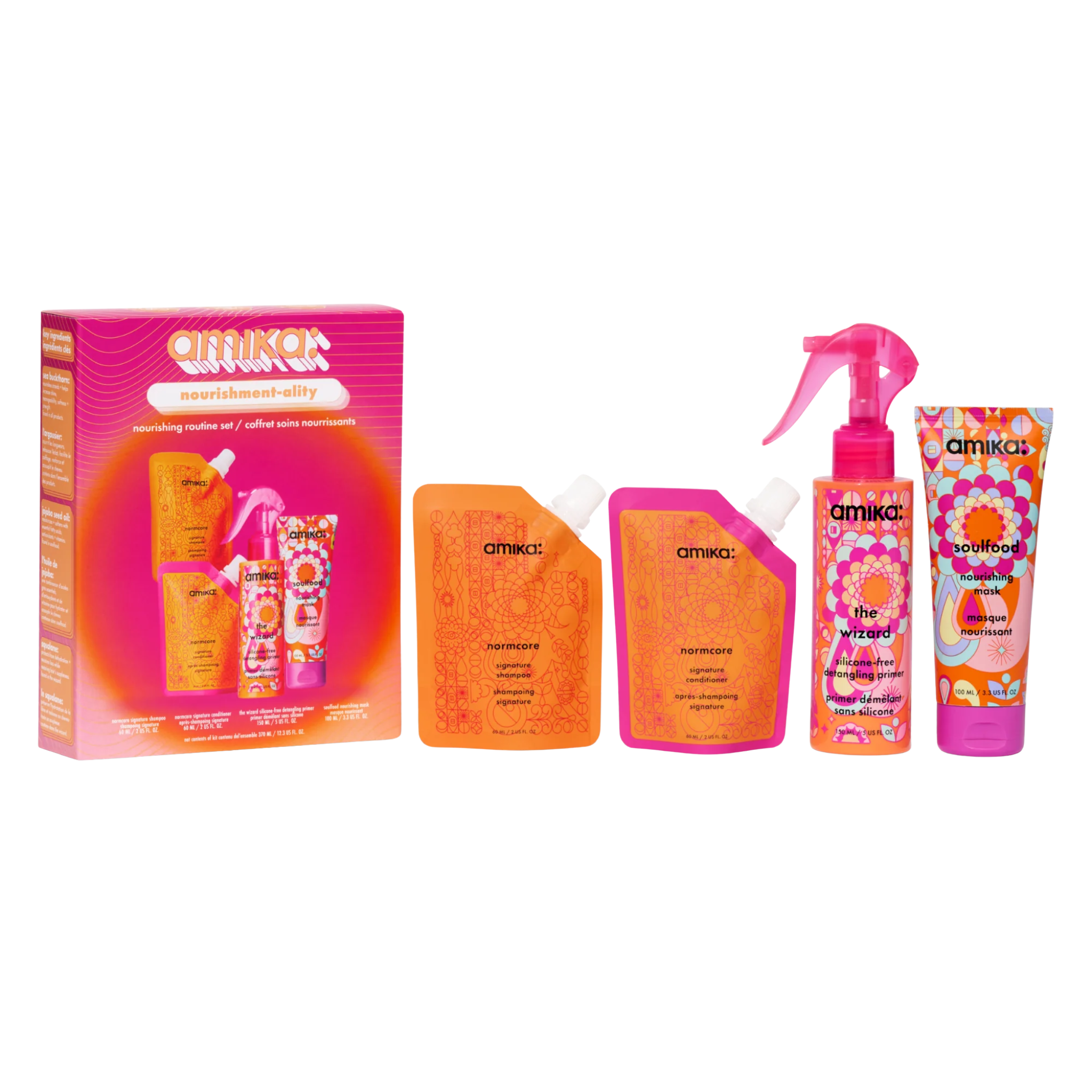 Amika. Coffret Des Fêtes Nourishment-Ality - Normcore