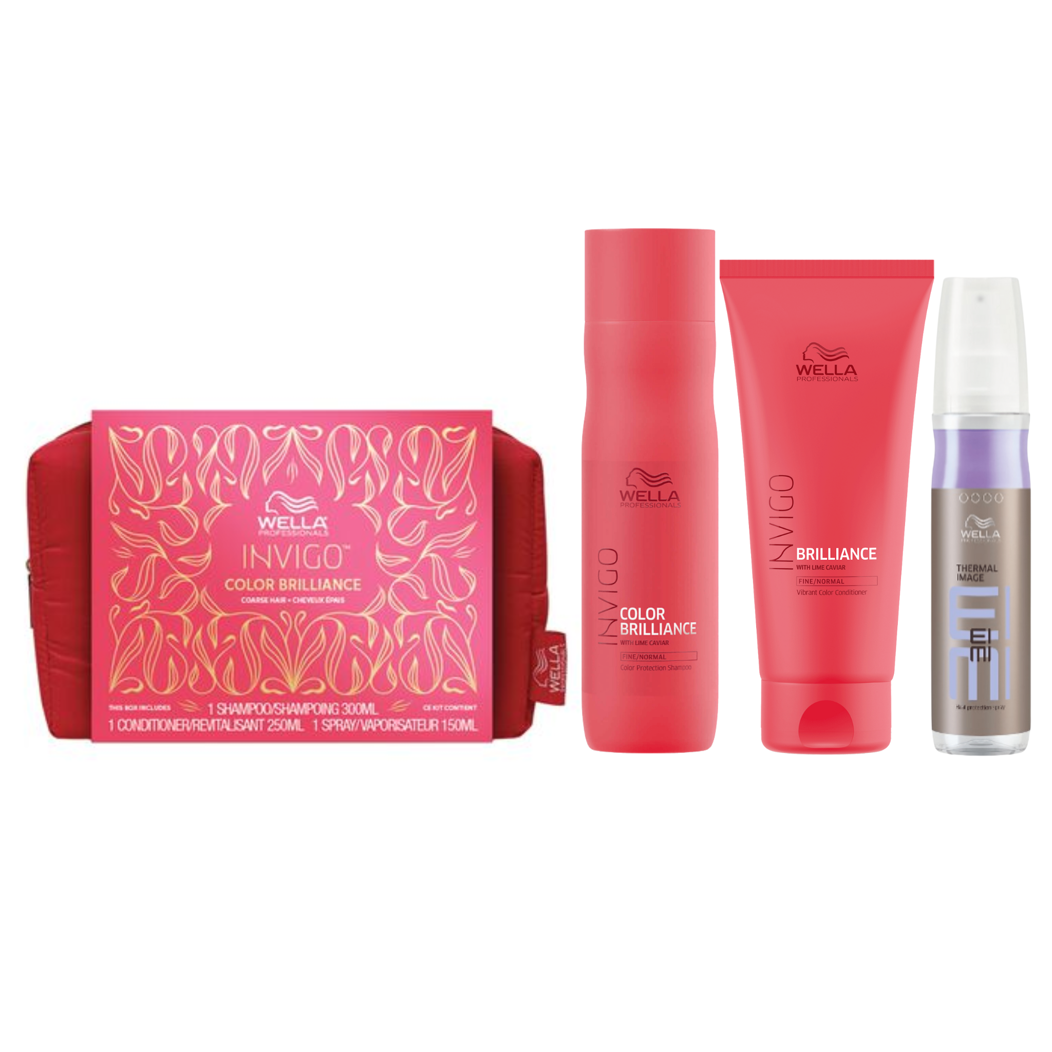 Wella. Coffret Des Fêtes Invigo Brilliance - Cheveux Fins/Normaux