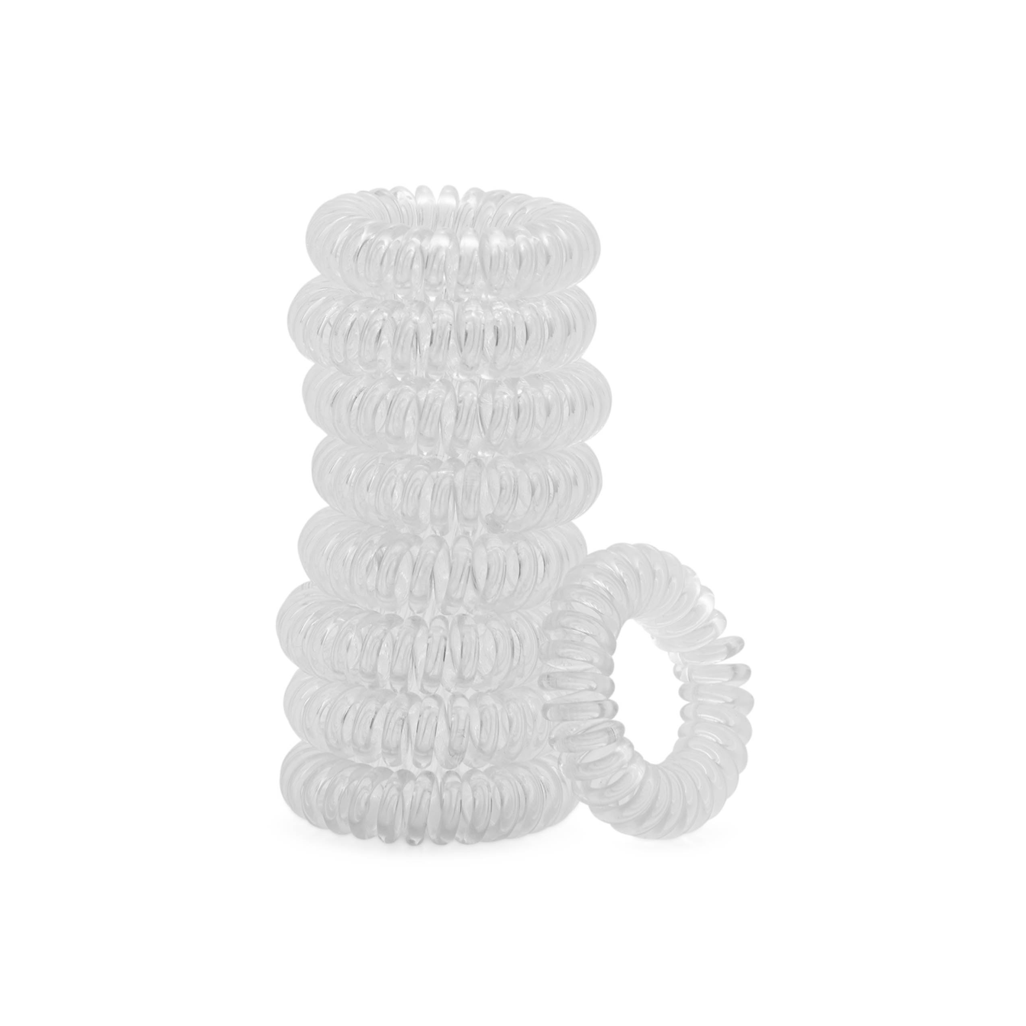 Concept C. Spiral Hair Ties - Clear