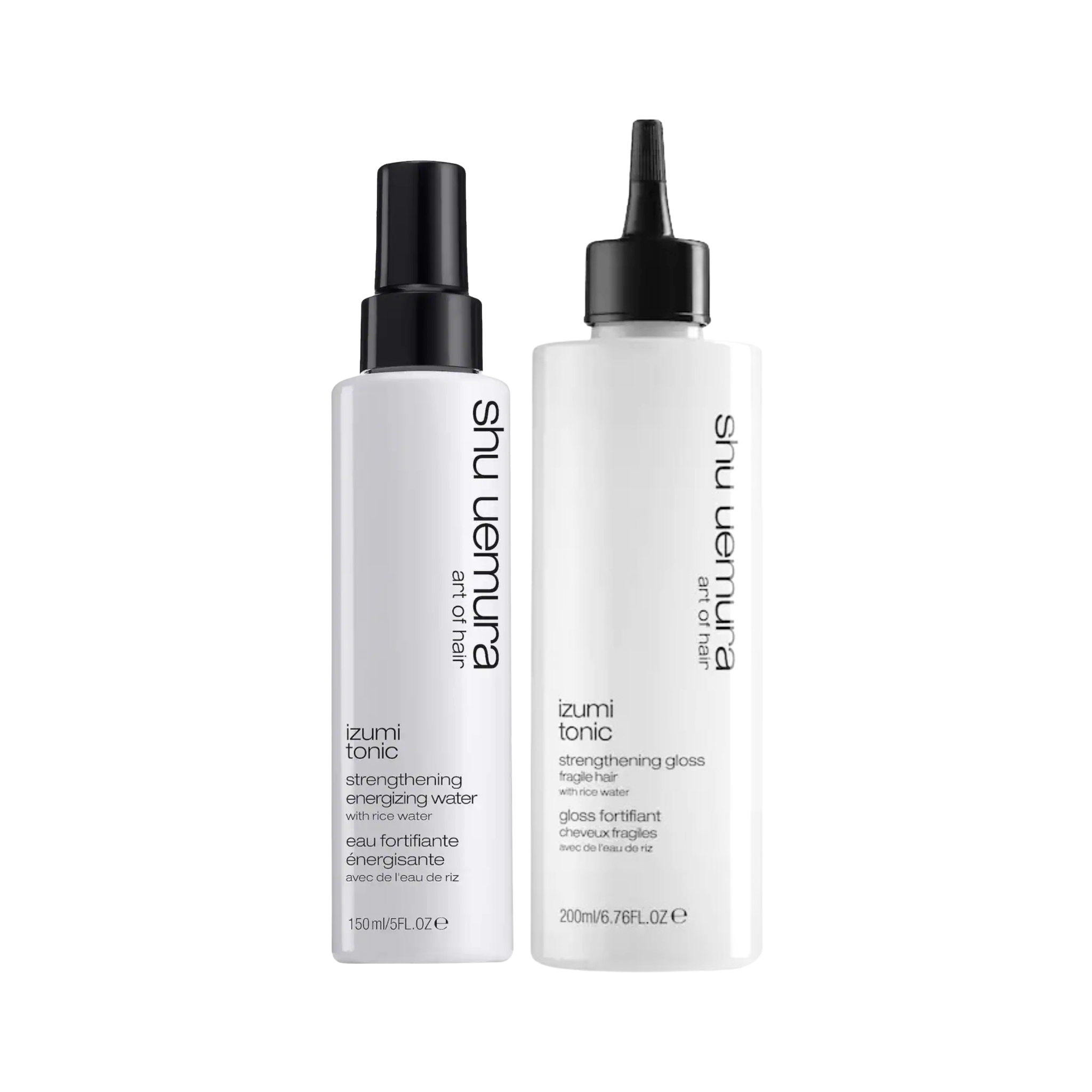 Shu Uemura. Izumi Tonic Duo - Strengthening Gloss and Strengthening Energizing Water