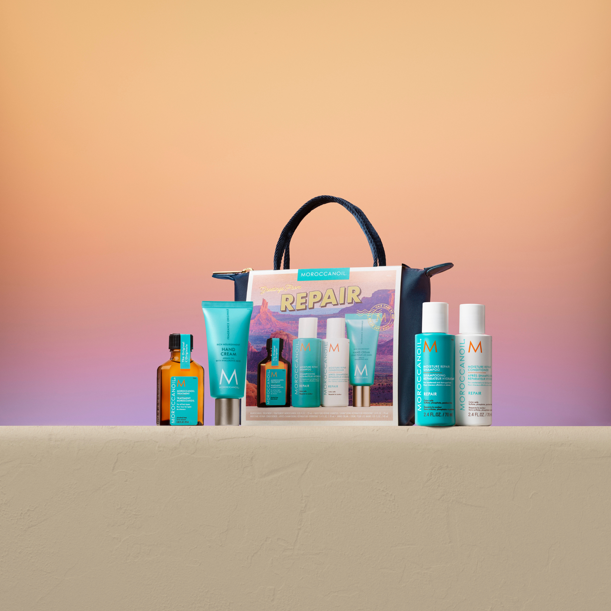 Moroccanoil. Coffret Voyage - Réparation
