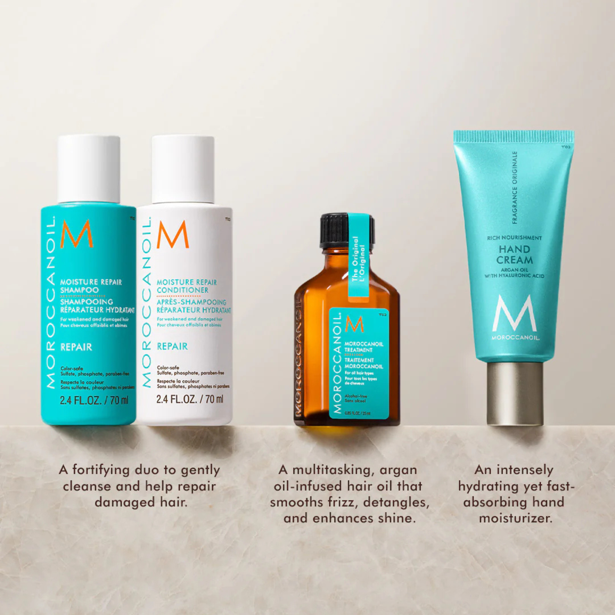 Moroccanoil. Coffret Voyage - Réparation