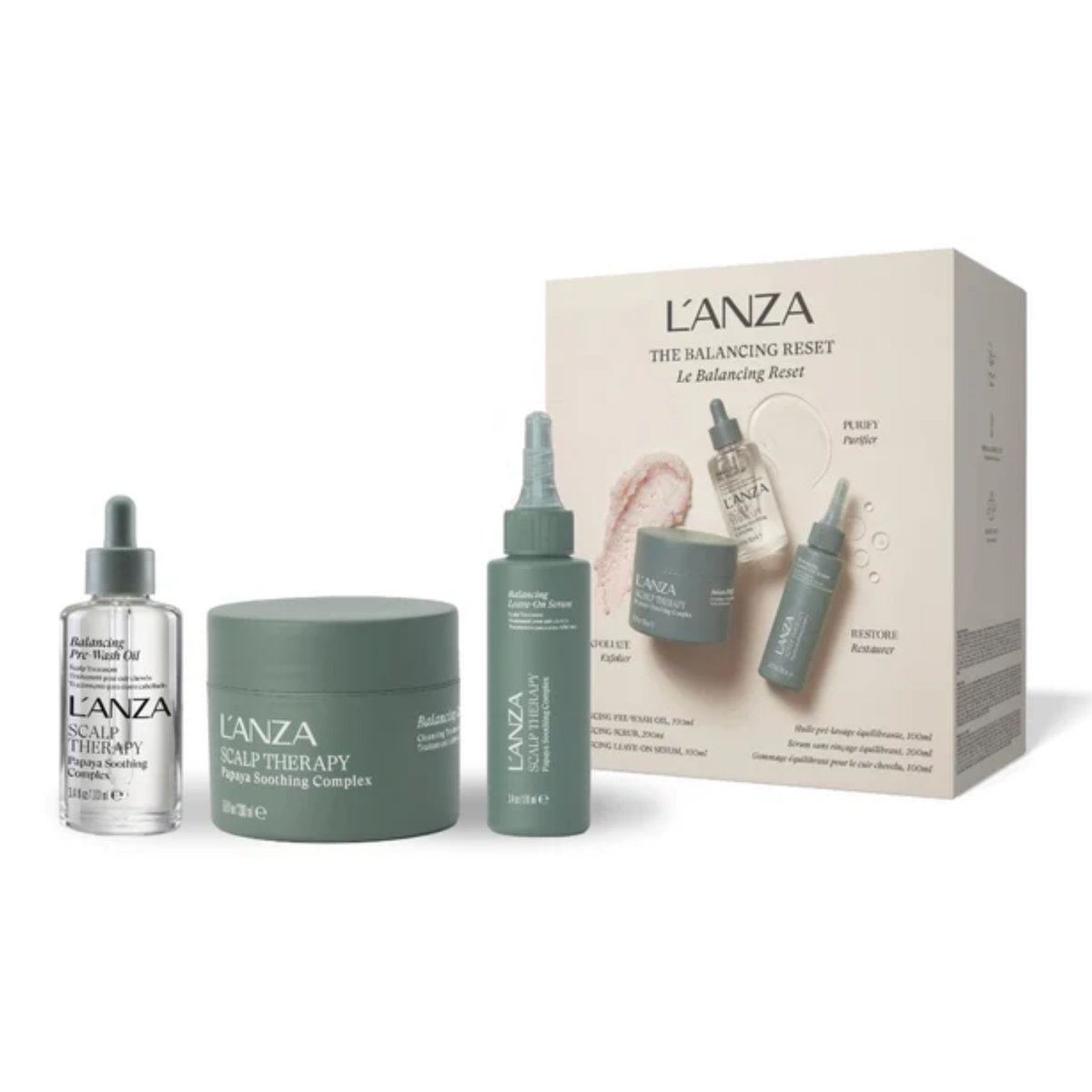 L'Anza. Scalp Therapy Balancing Treatment Trio