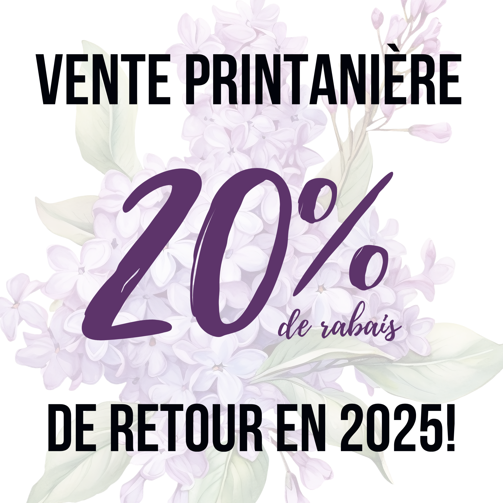 Vente Printanière - 4e édition 🪻