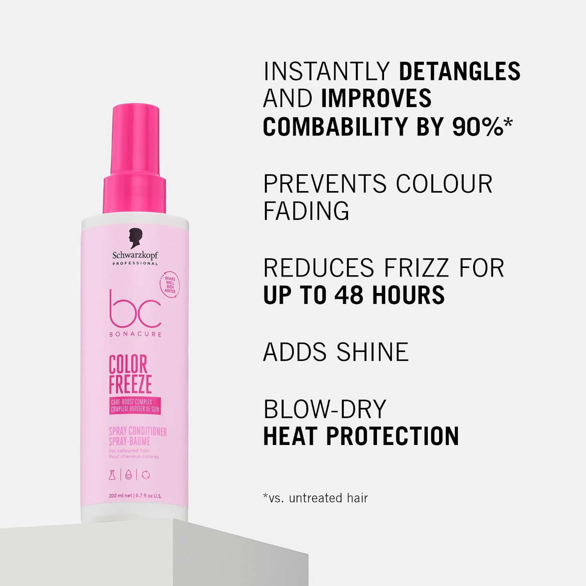 Schwarzkopf. Bonacure Color Freeze Spray Conditioner for Colour-Treated Hair - 200 ml