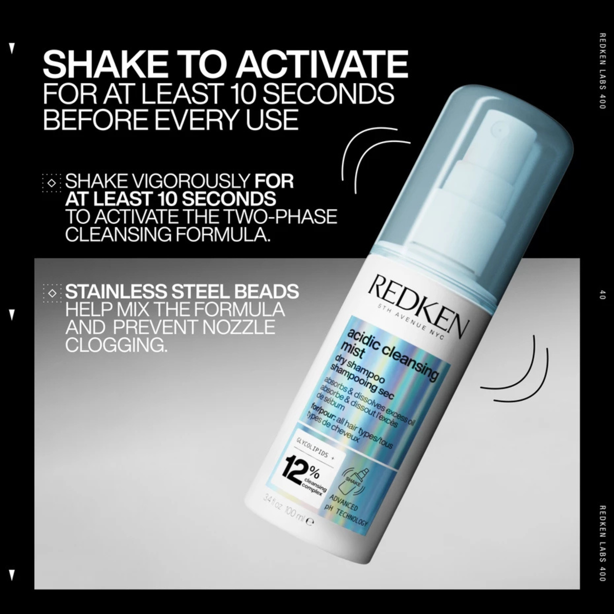 Redken. Shampoing Sec Acidic Cleansing Mist - 100 ml