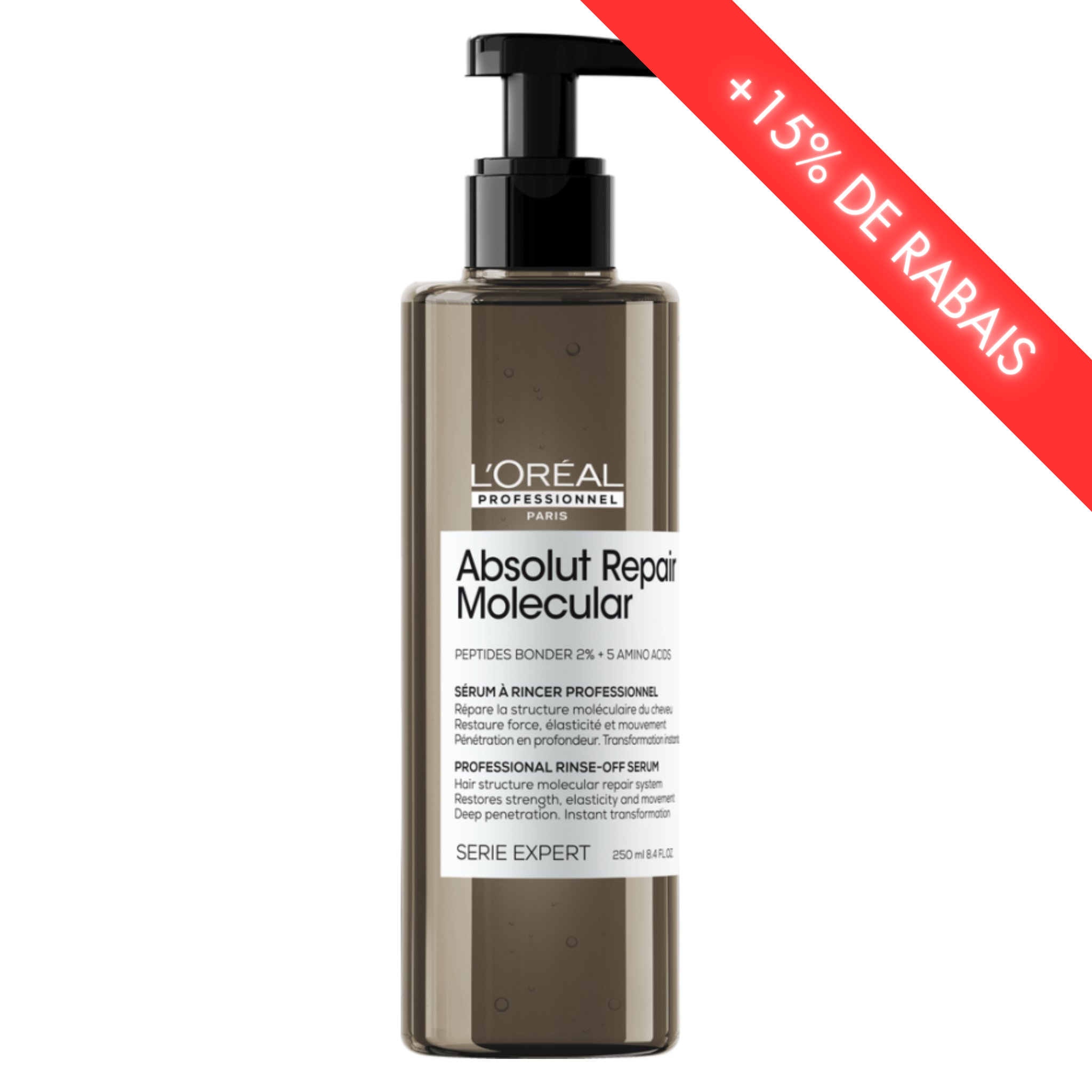 L'Oréal. Série Expert Sérum à Rincer Absolut Repair Molecular - 250 ml (en solde)