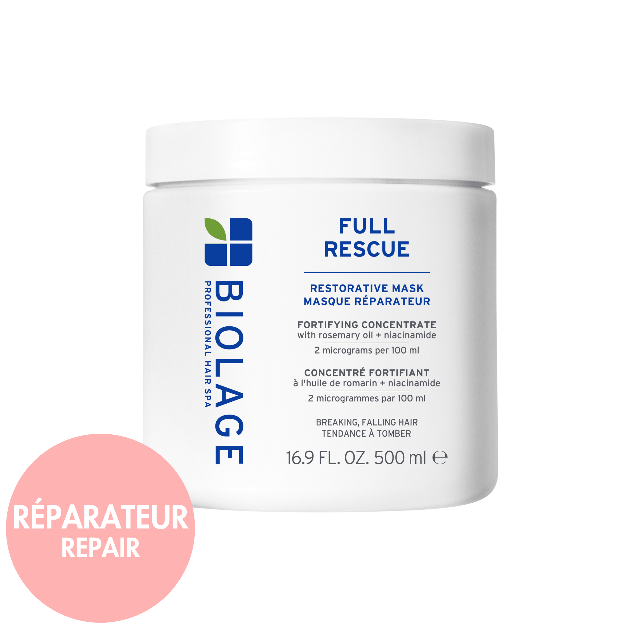 Biolage. Masque Réparateur Full Rescue - 500 ml
