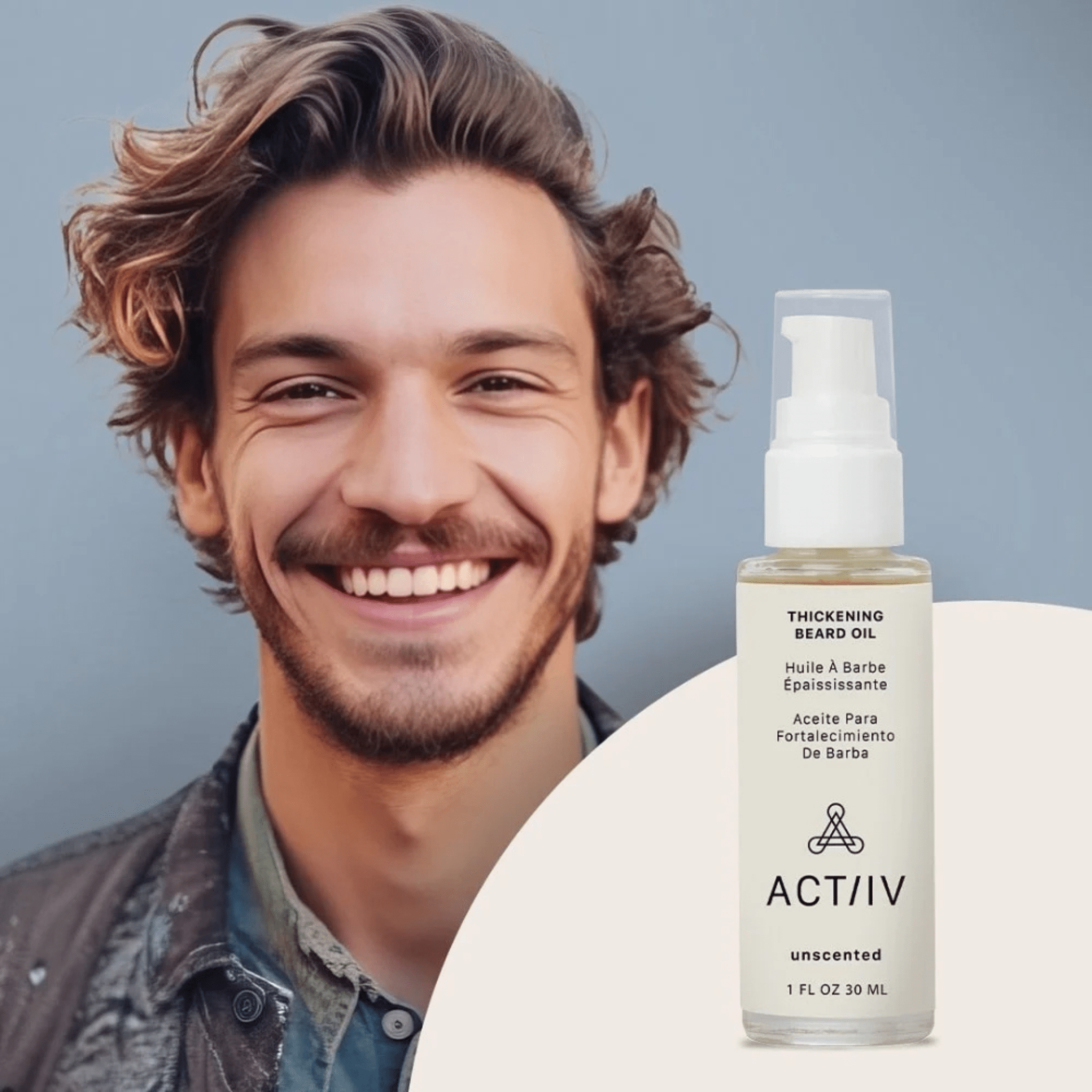 Actiiv. Huile À Barbe Épaississante Sans Odeur - 30 ml - Concept C. Shop