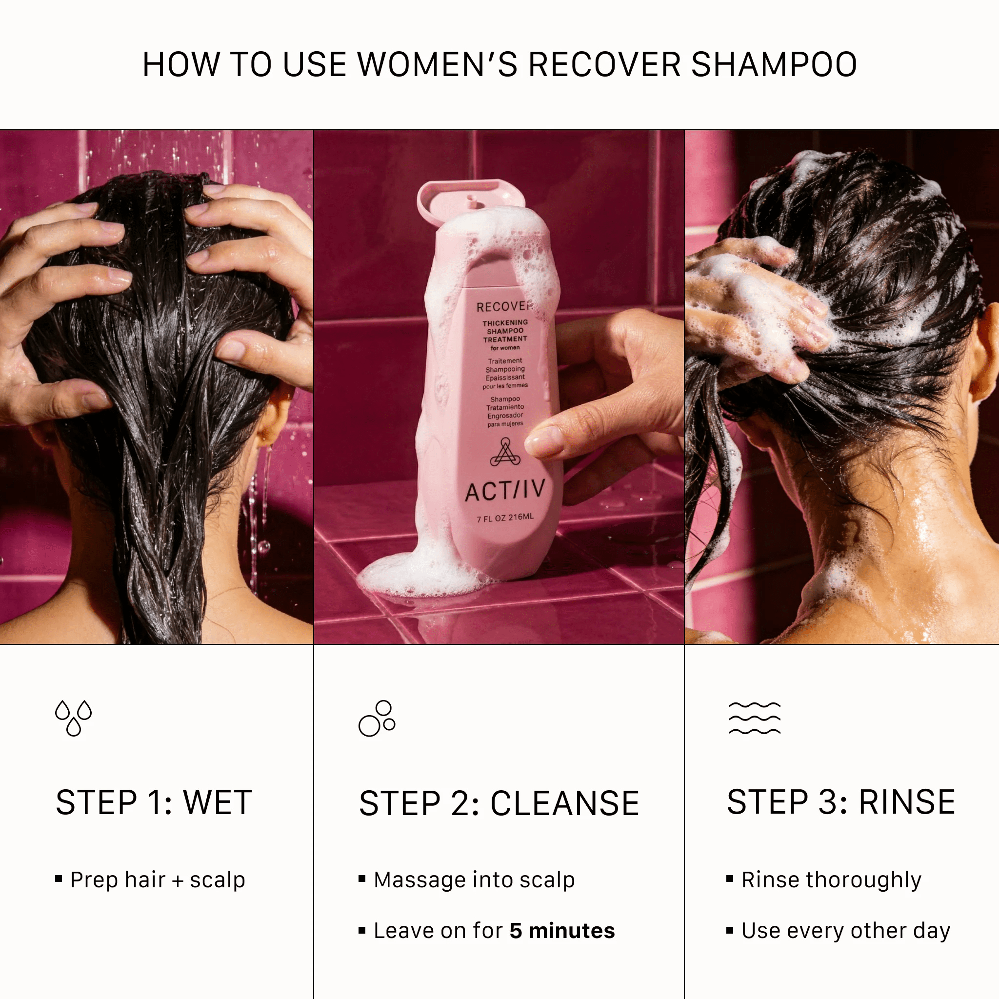 Actiiv. Shampoing Recover Pour Femme - 473 ml - Concept C. Shop