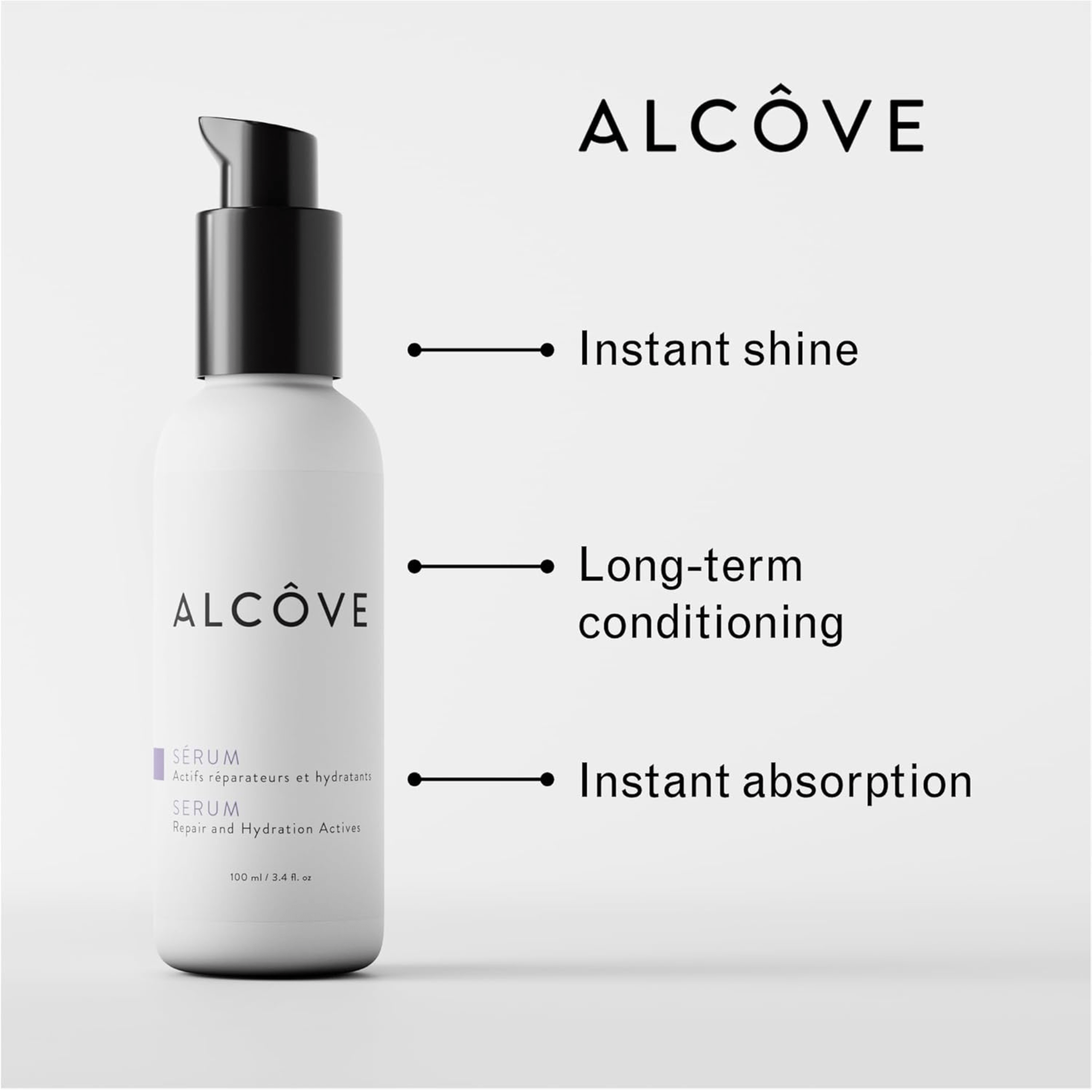 Alcove. Kit De Coiffure Tout En Un - Gelée Et Sérum - Concept C. Shop