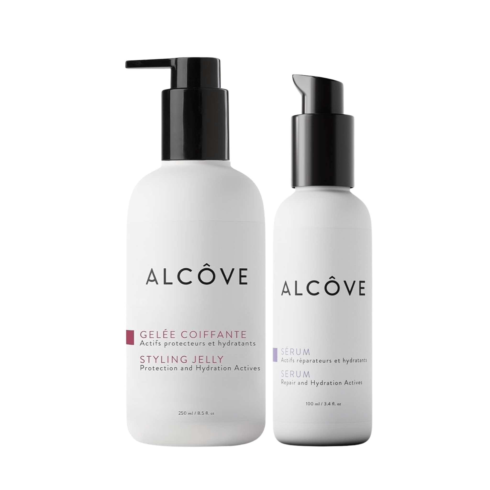 Alcove. Kit De Coiffure Tout En Un - Gelée Et Sérum - Concept C. Shop