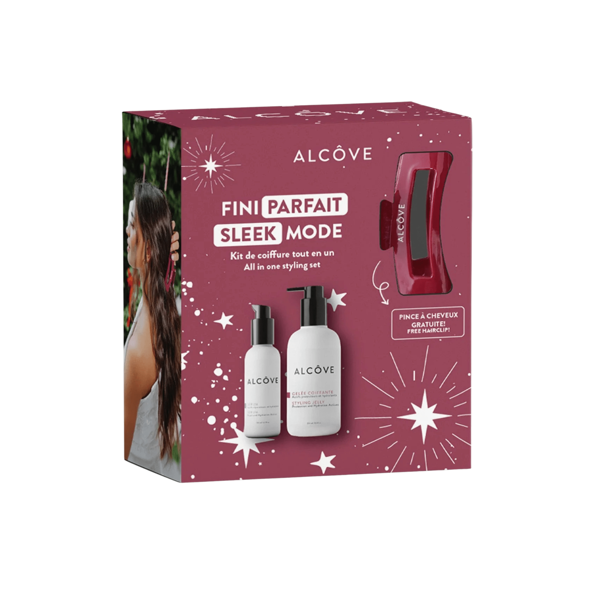 Alcove. Kit De Coiffure Tout En Un - Gelée Et Sérum - Concept C. Shop