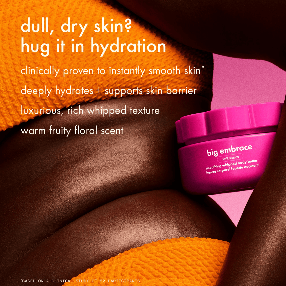 Amika. Beurre Corporel Fouetté Apaisant Big Embrace - 250 ml - Concept C. Shop