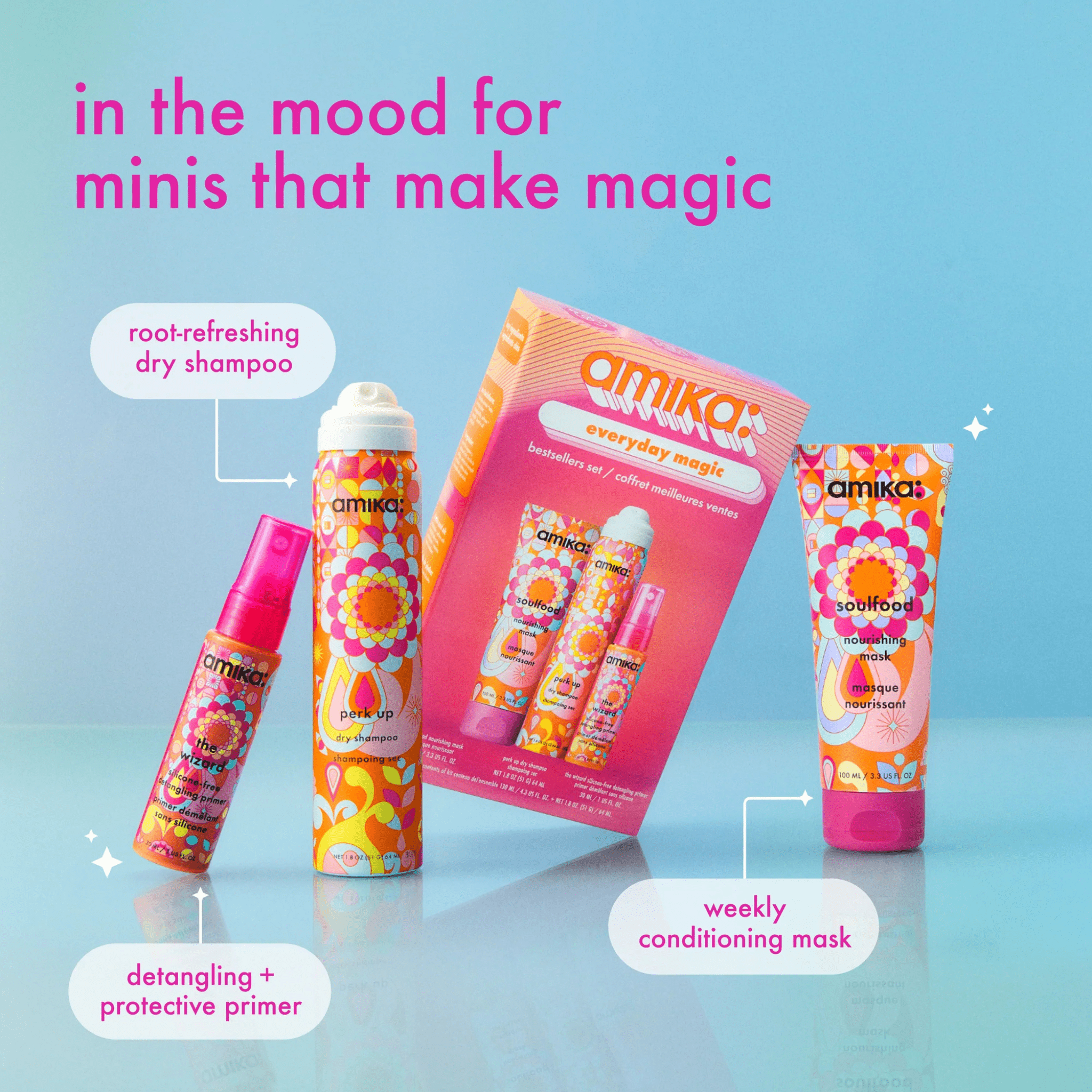 Amika. Coffret Des Fêtes Everyday Magic - Favoris Amika - Concept C. Shop