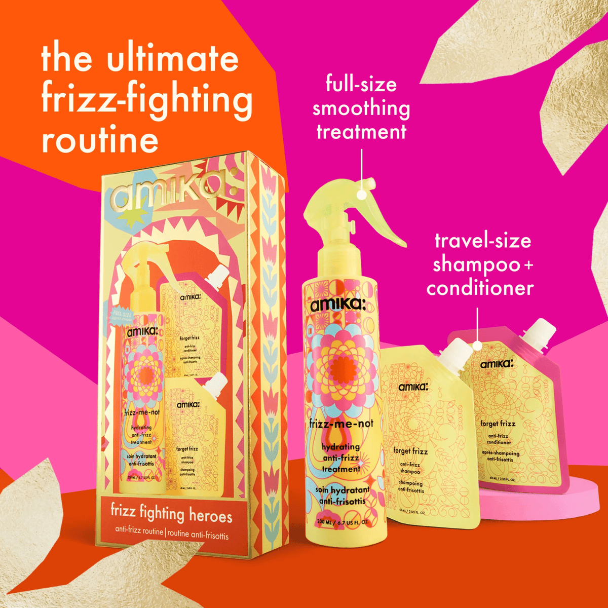 Amika. Coffret Des Fêtes - Frizz Fighting Heroes Forget Frizz - Concept C. Shop