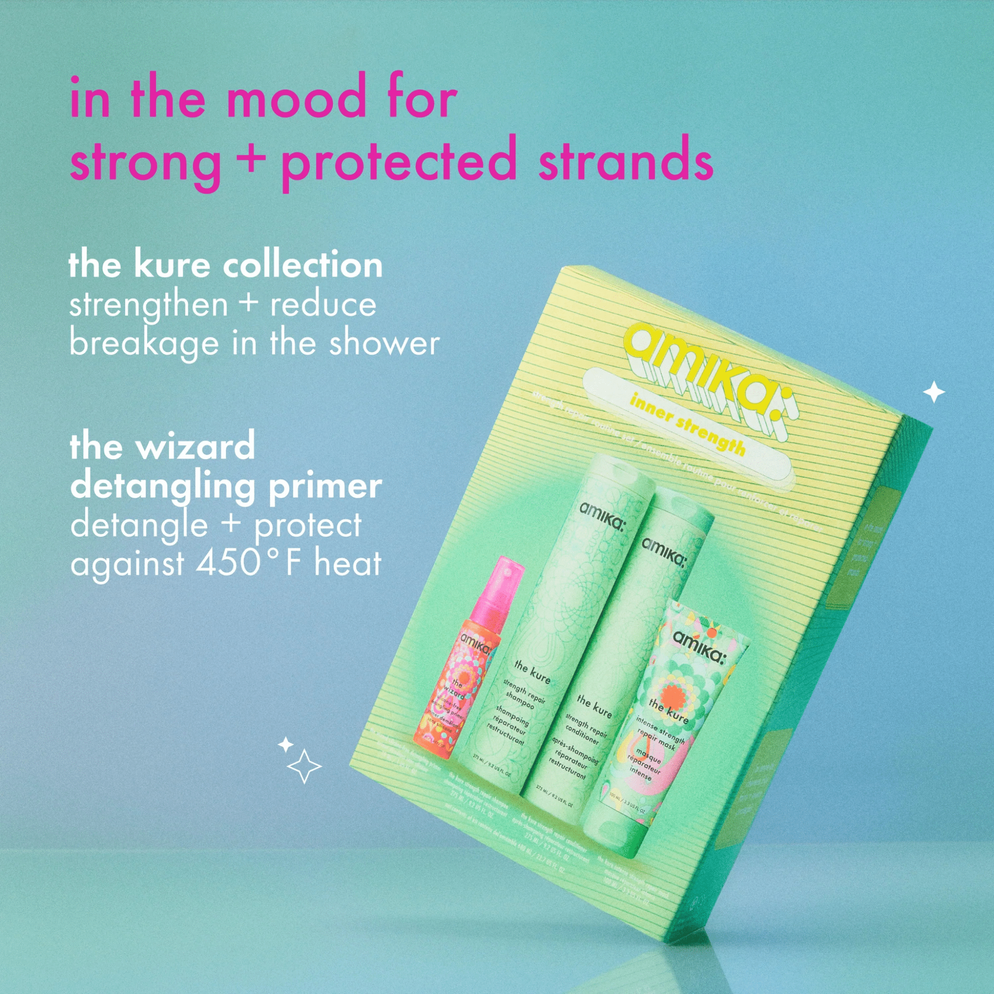 Amika. Coffret Des Fêtes Inner Strength - The Kure - Concept C. Shop