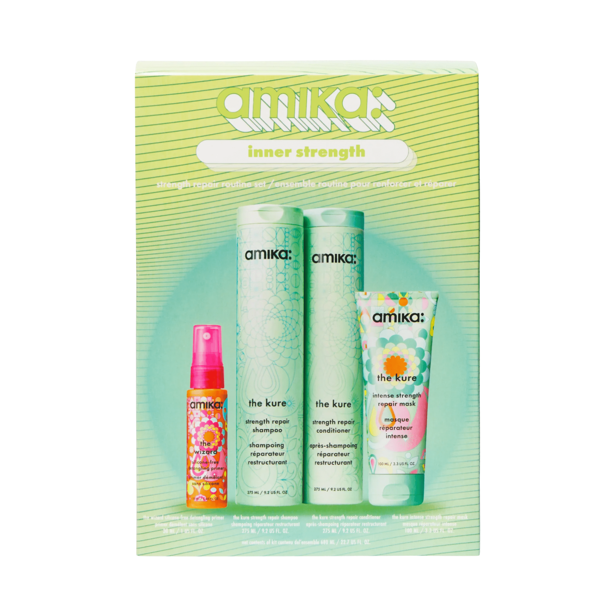 Amika. Coffret Des Fêtes Inner Strength - The Kure - Concept C. Shop