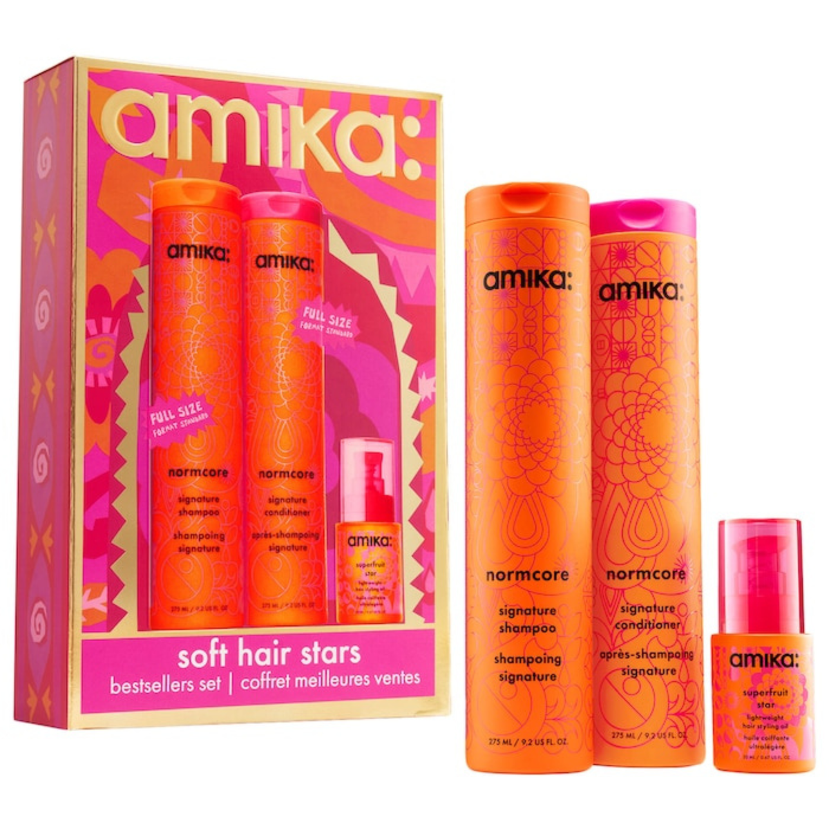Amika. Coffret Des Fêtes - Soft Hair Stars Normcore - Concept C. Shop
