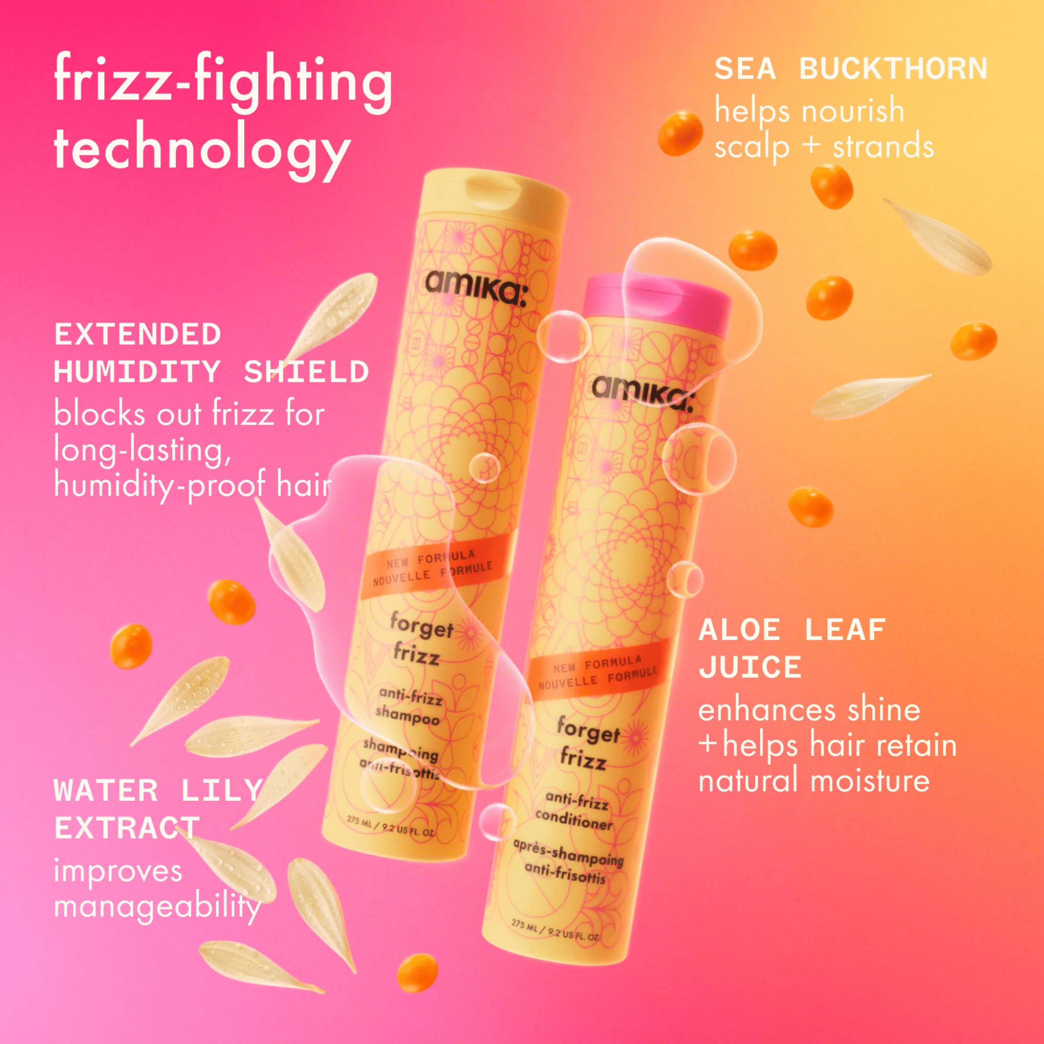 Amika. Coffret Du Printemps - Forget Frizz - Concept C. Shop