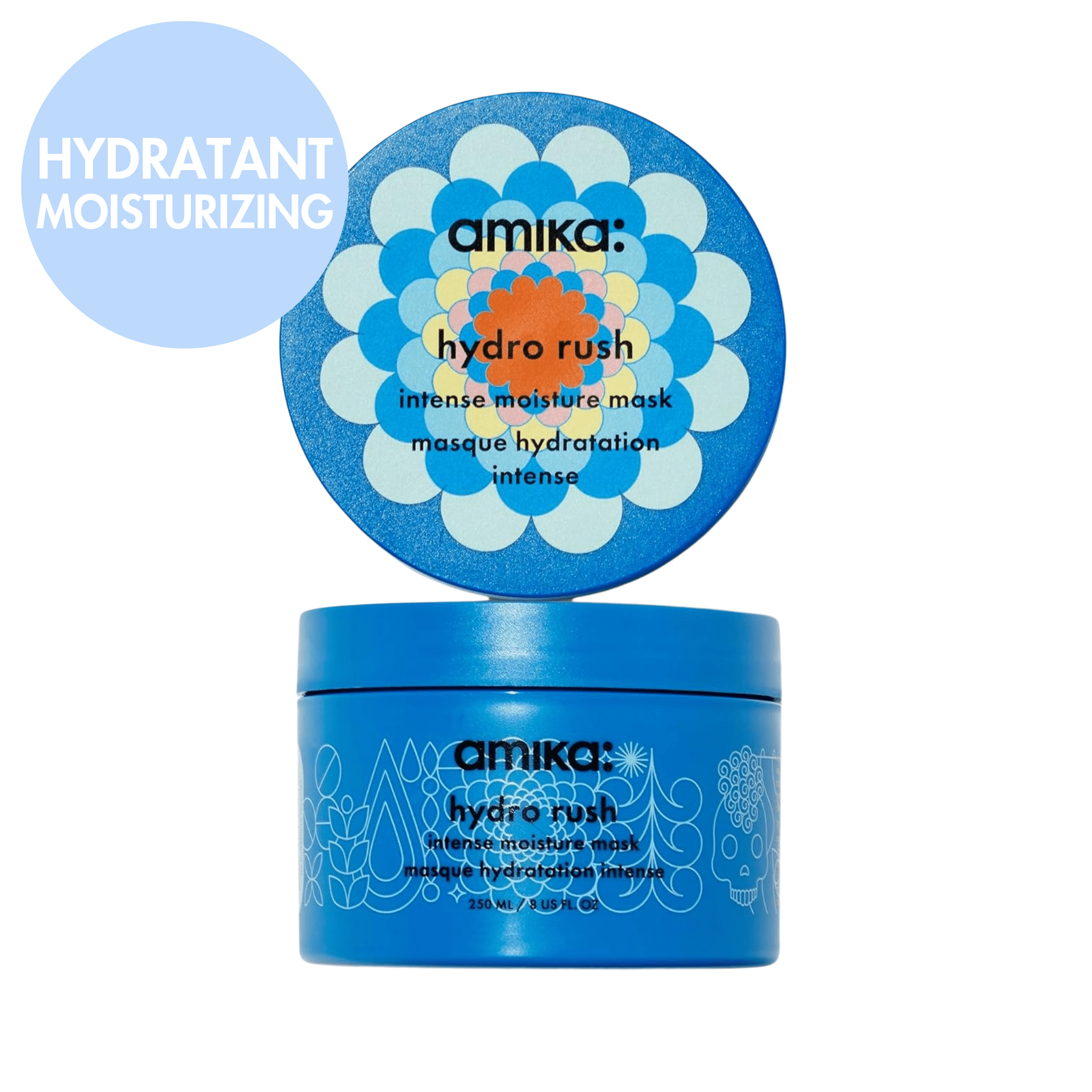 Amika. Masque Hydratation Intense Hydro Rush - 250 ml - Concept C. Shop