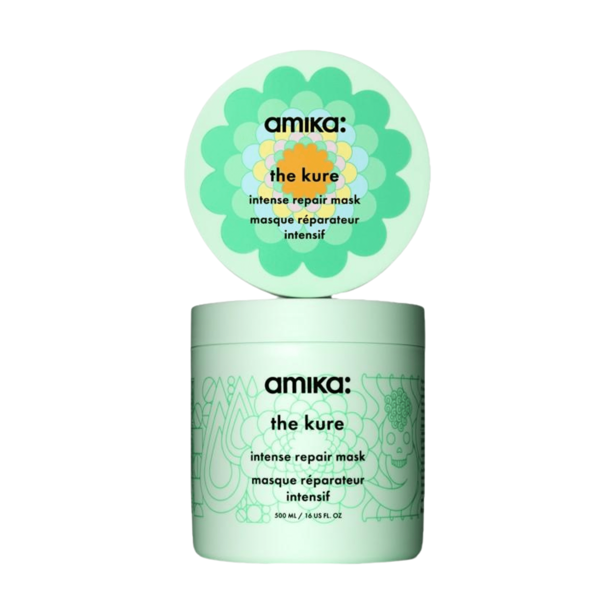 Amika. Masque Réparateur Intensif The Kure - 500 ml - Concept C. Shop