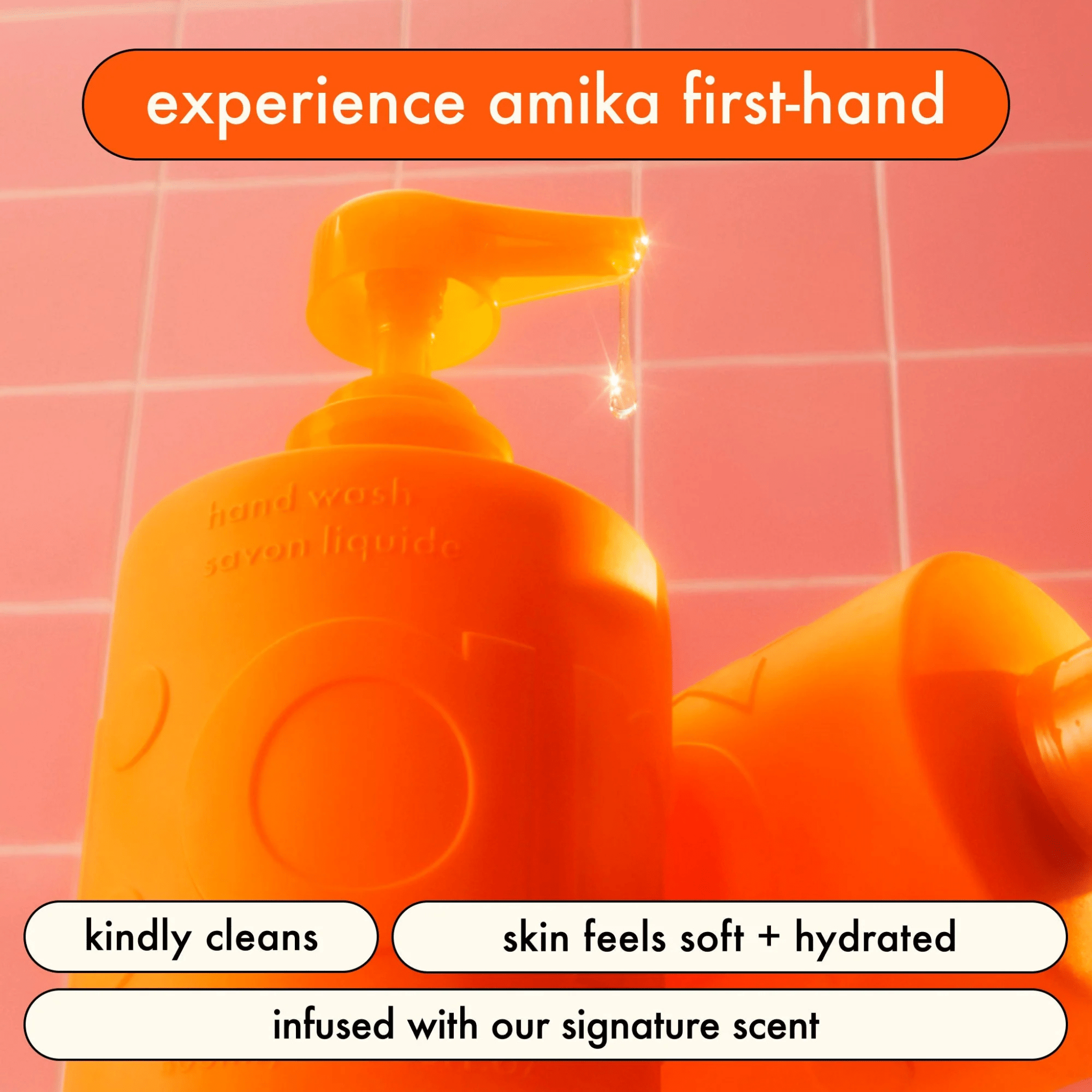 Amika. Savon À Mains Fragrance Signature - 400 ml - Concept C. Shop