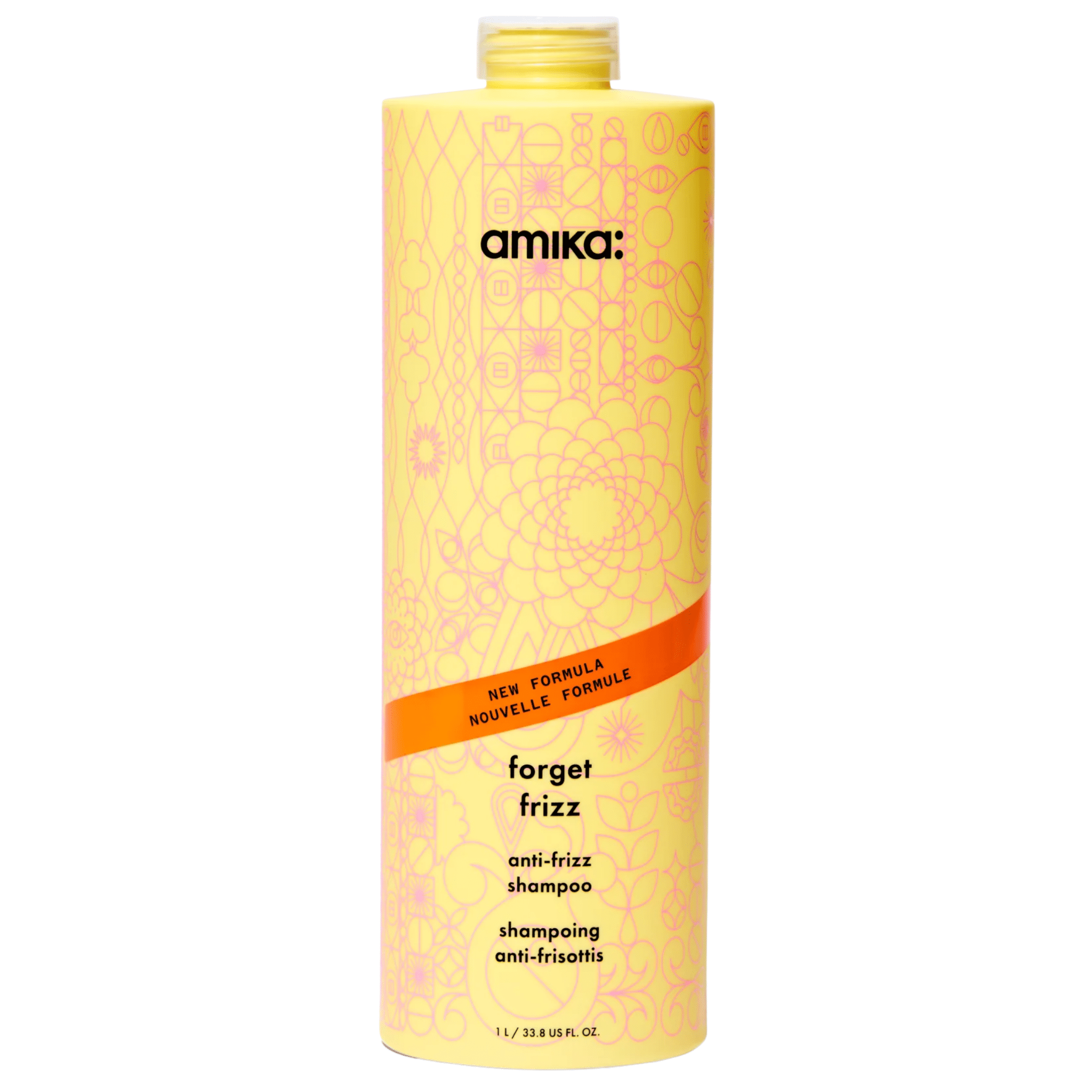 Amika. Shampoing Anti - Frisottis Forget Frizz - 1000 ml - Concept C. Shop
