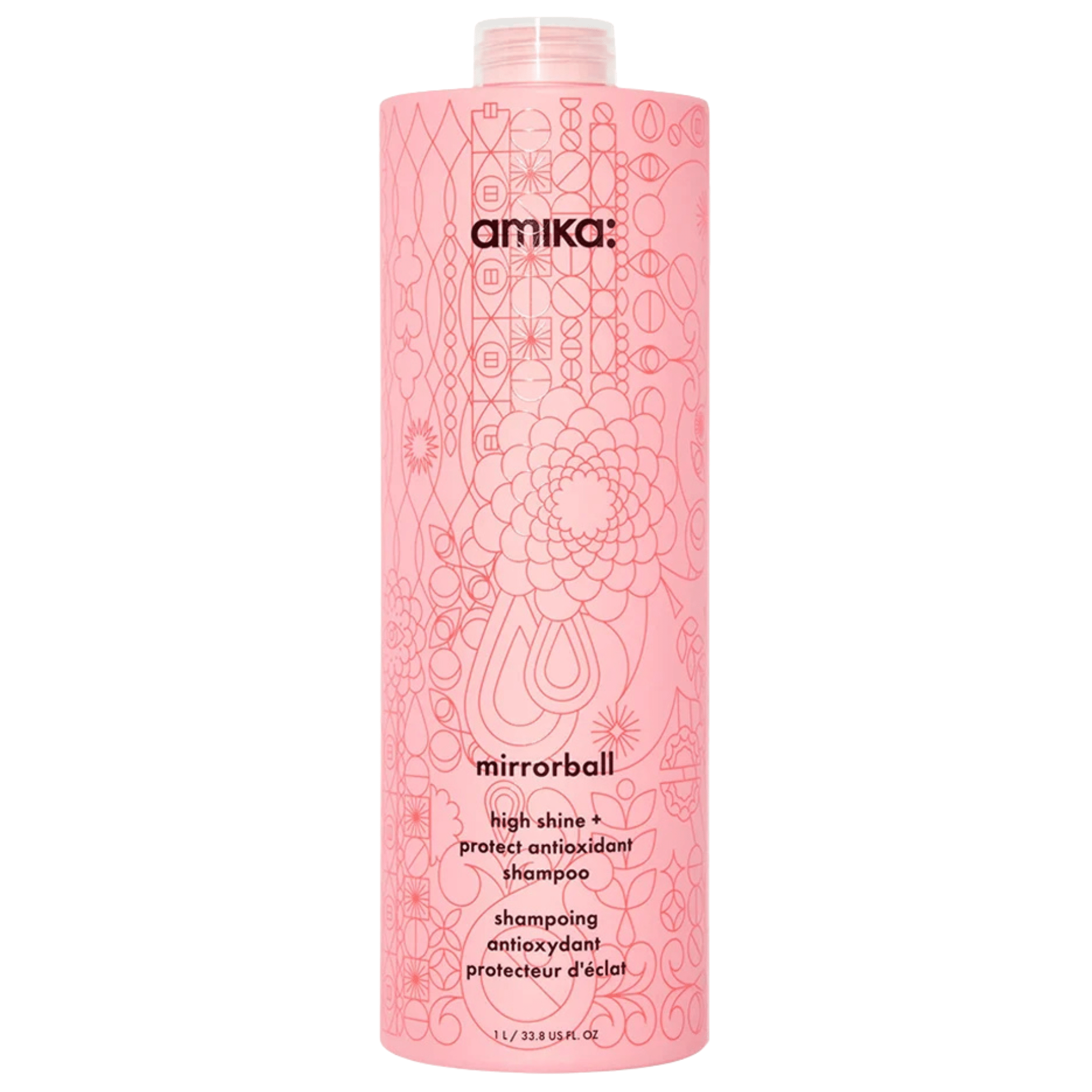 Amika. Shampoing Antioxydant Protecteur d'Éclat Mirrorball - 1000 ml - Concept C. Shop