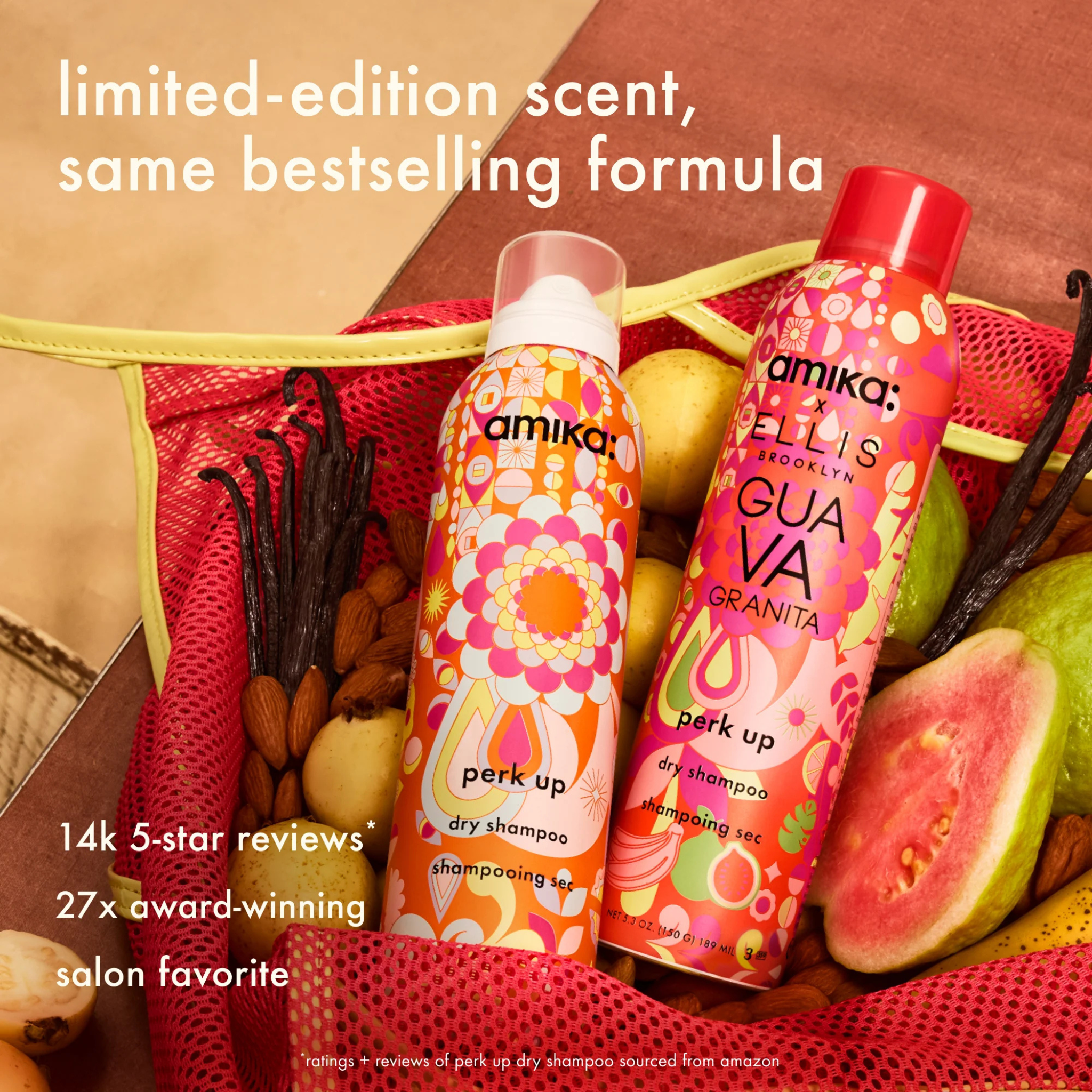 Amika. Shampoing Sec Perk Up Édition Limitée - Guava Granita - 189 ml - Concept C. Shop