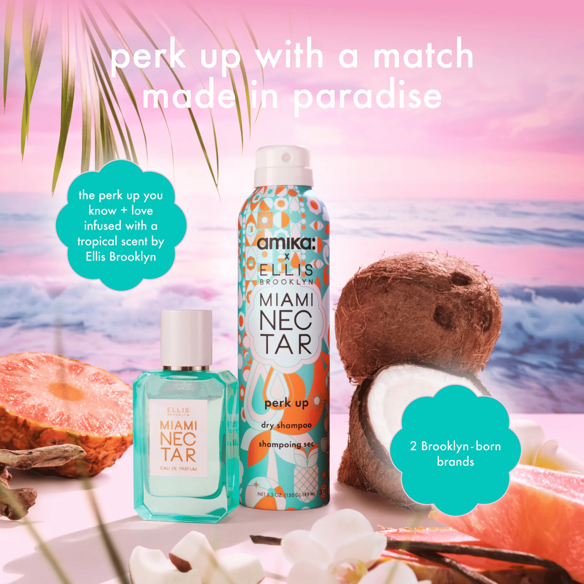 Amika. Shampoing Sec Perk Up Miami Nectar - 189 ml - Concept C. Shop