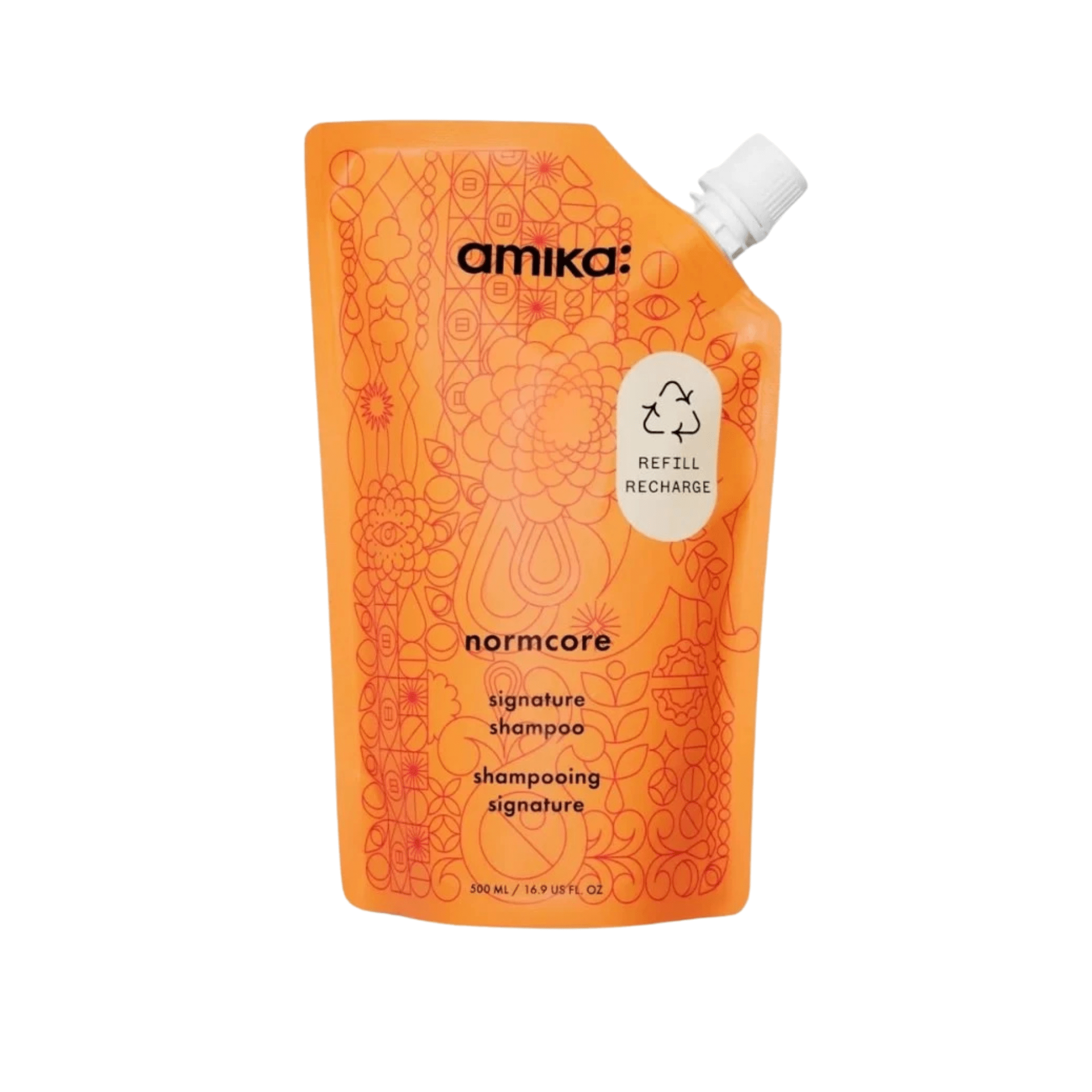 Amika. Shampoing Signature Normcore (recharge) - 500 ml - Concept C. Shop