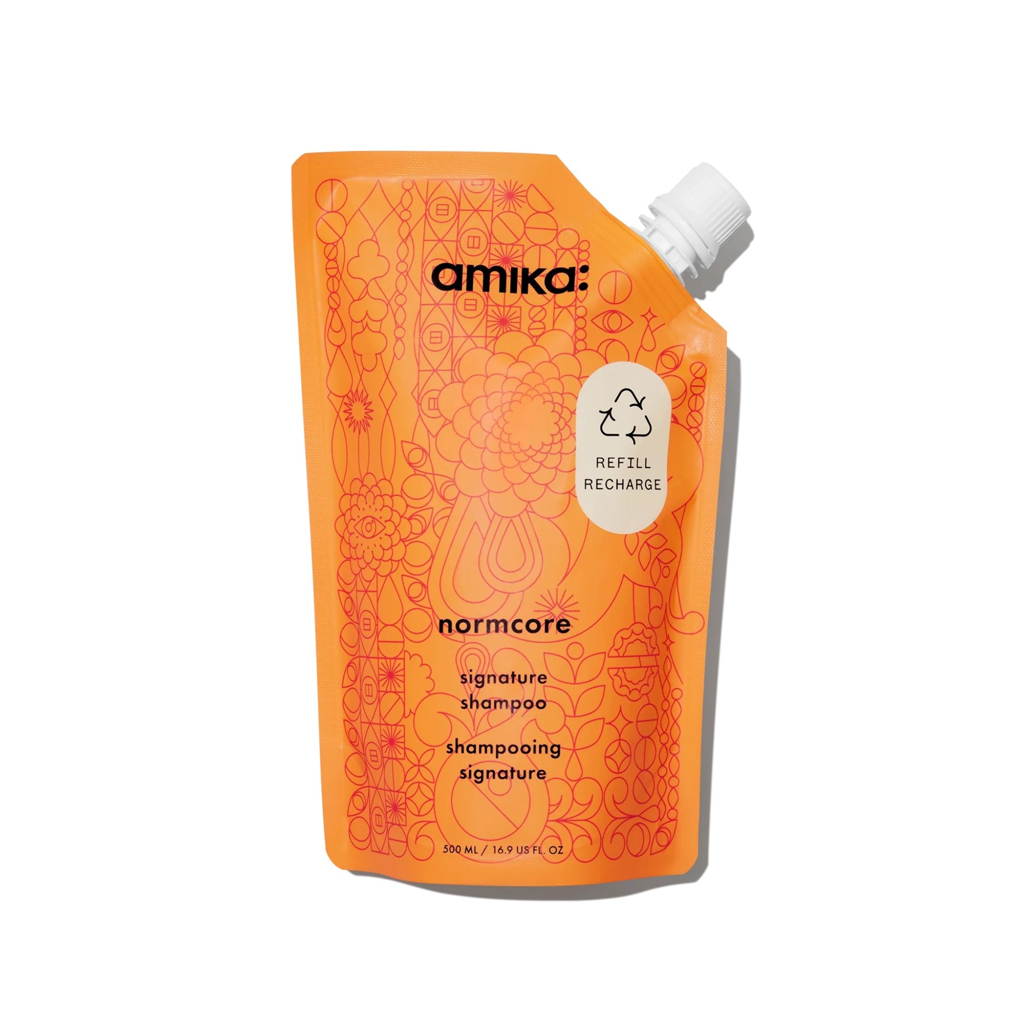 Amika. Shampoing Signature Normcore (recharge) - 500 ml - Concept C. Shop