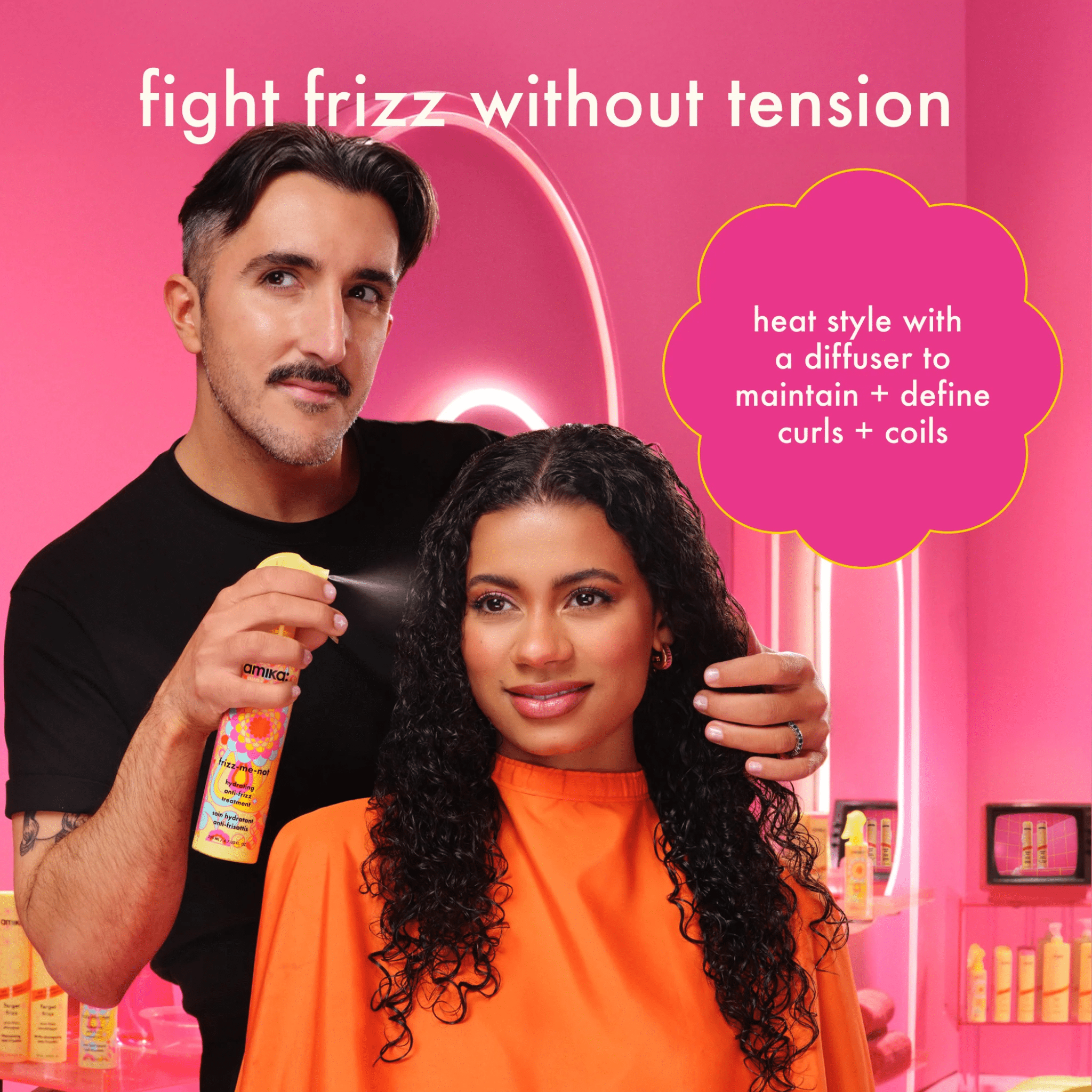 Amika. Soin Hydratant Anti - Frisottis Frizz - Me - Not - 200 ml - Concept C. Shop
