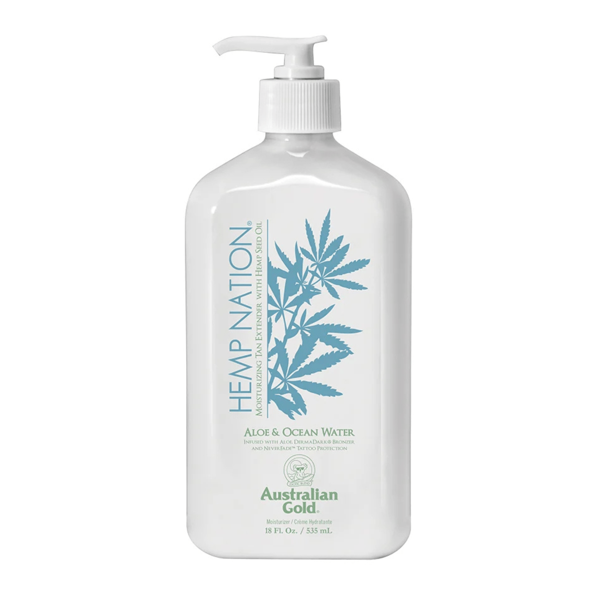 Australian Gold. Hemp Nation Prolongateur De Bronzage Aloe & Ocean Water - 535 ml - Concept C. Shop