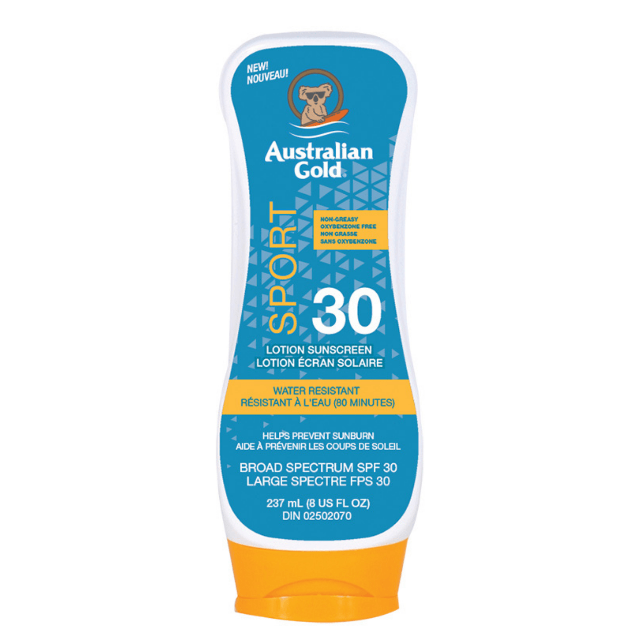 Australian Gold. Lotion Écran Solaire Sport FPS 30 - 237 ml (Expiration Imminente) - Concept C. Shop