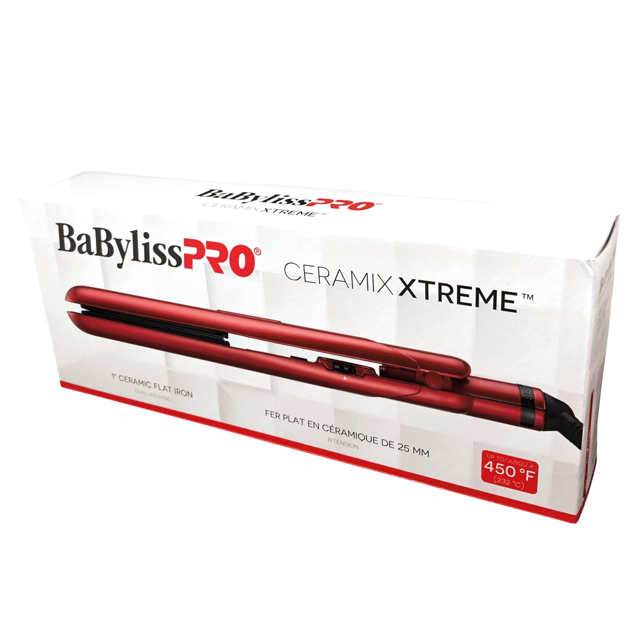 Babyliss. Fer Plat Ceramix Xtreme Rouge - 1 Po - Concept C. Shop