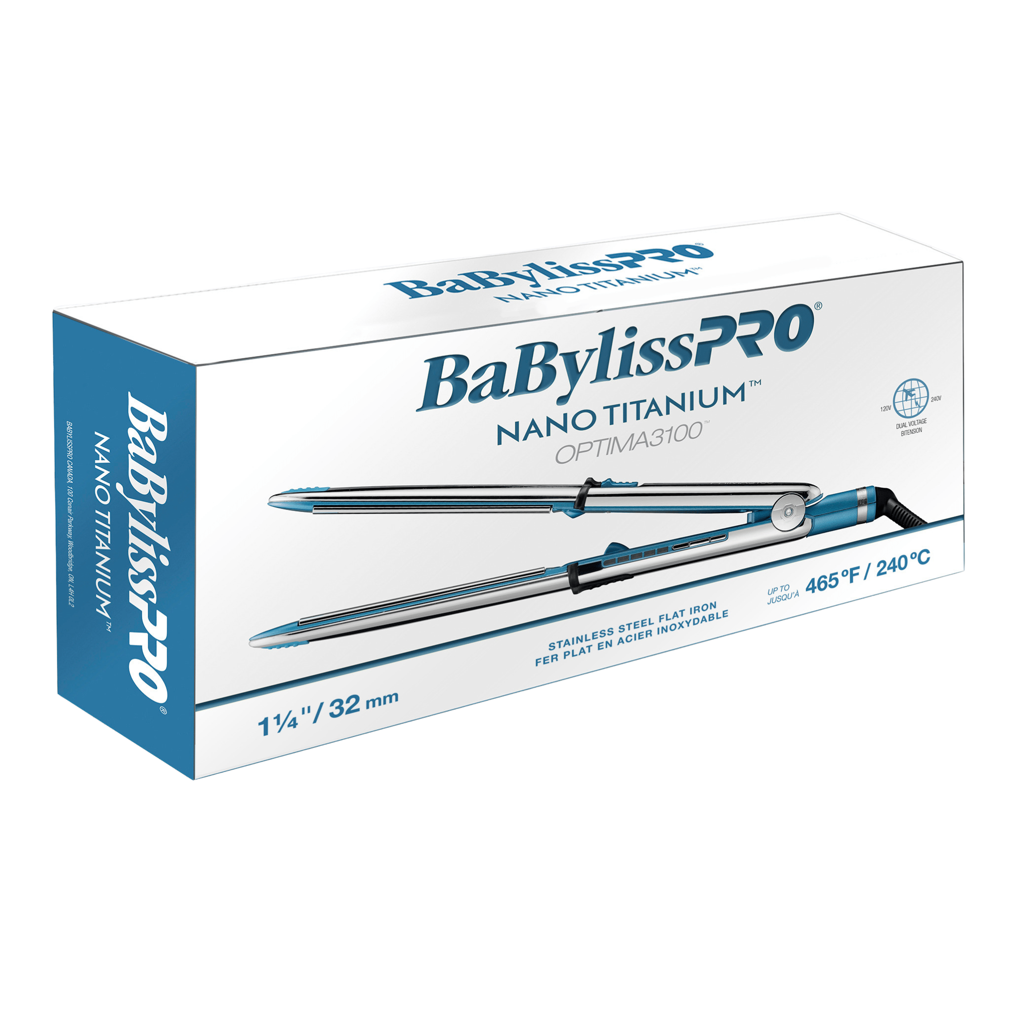 Babyliss. Fer Plat en Titane Optima - 1 1/4 po - Concept C. Shop