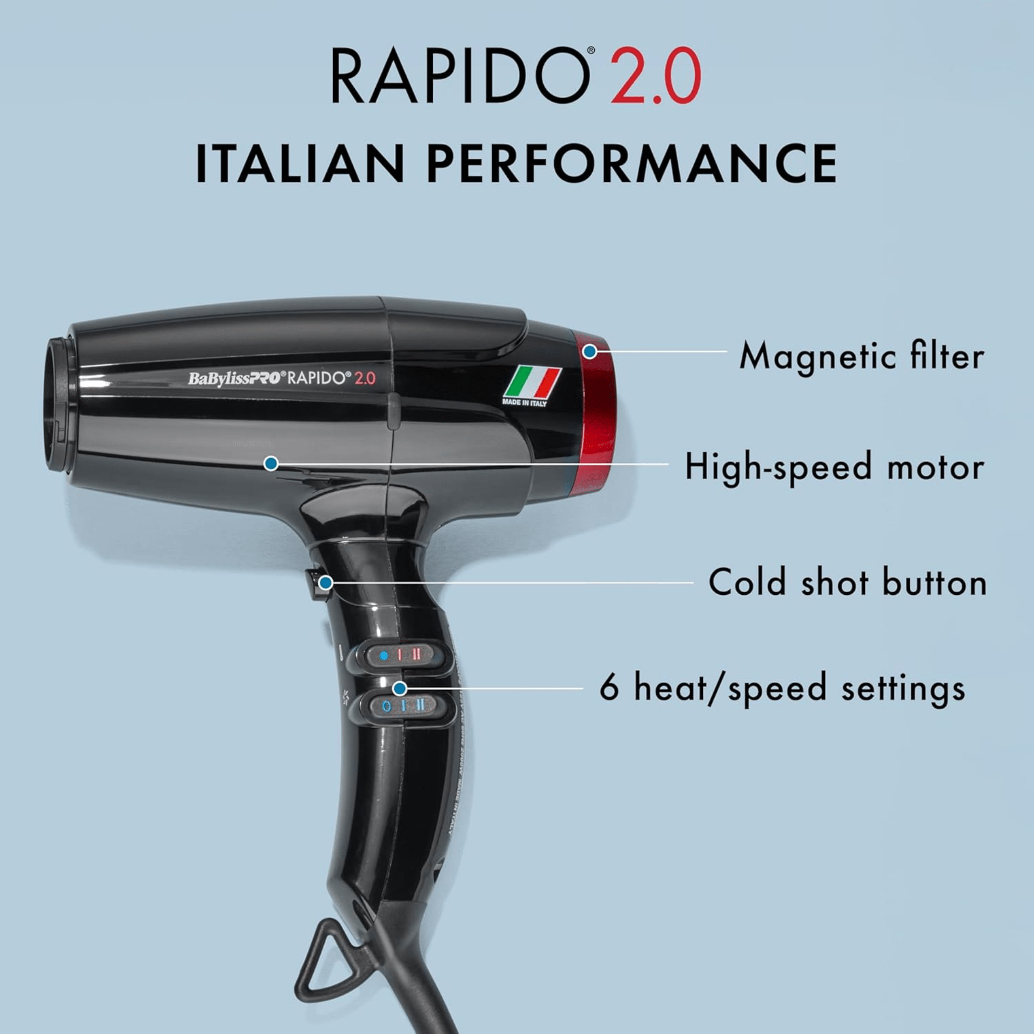 Babyliss. Séchoir Haute Performance Rapido 2.0 - Concept C. Shop