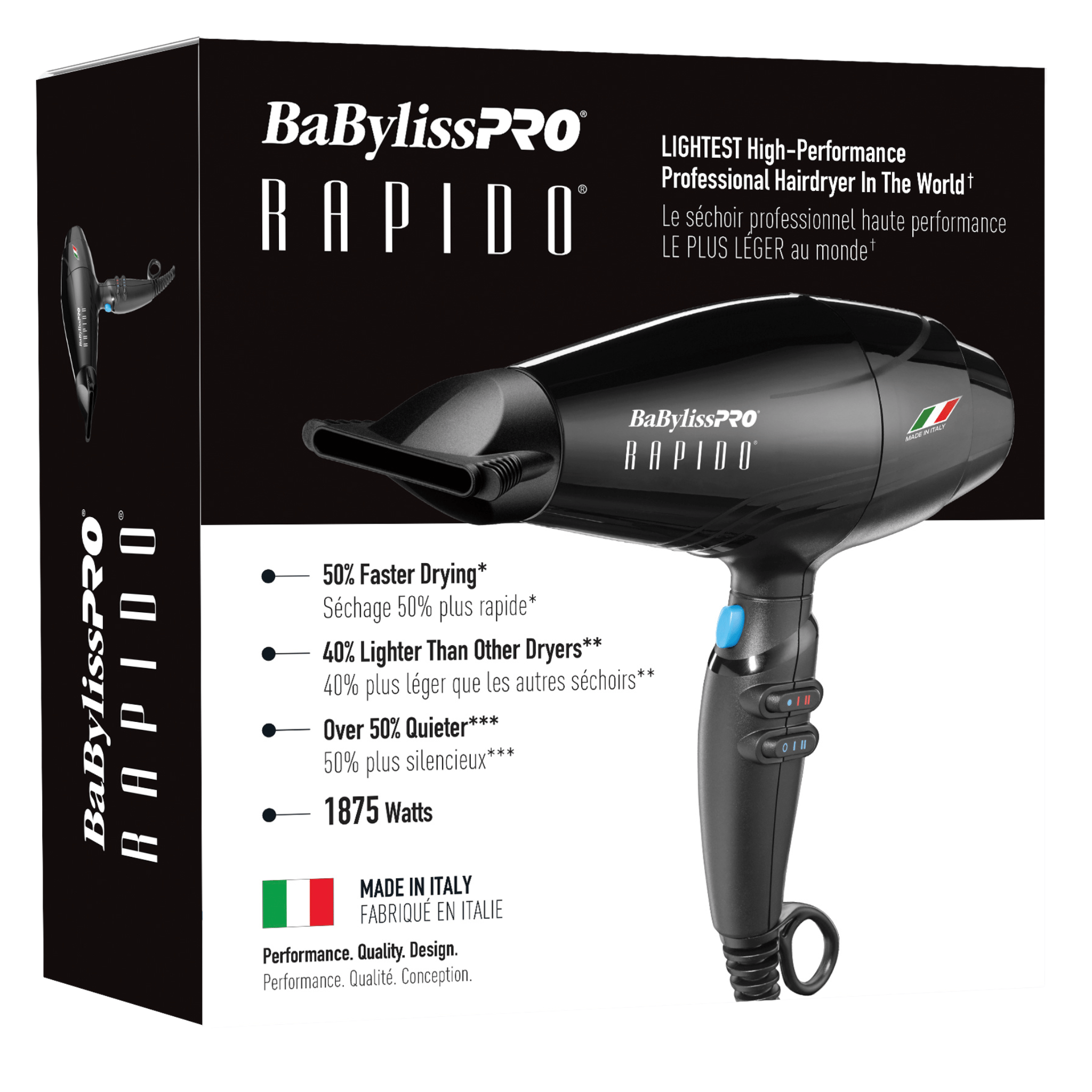 Babyliss. Séchoir Haute Performance - Rapido - Concept C. Shop