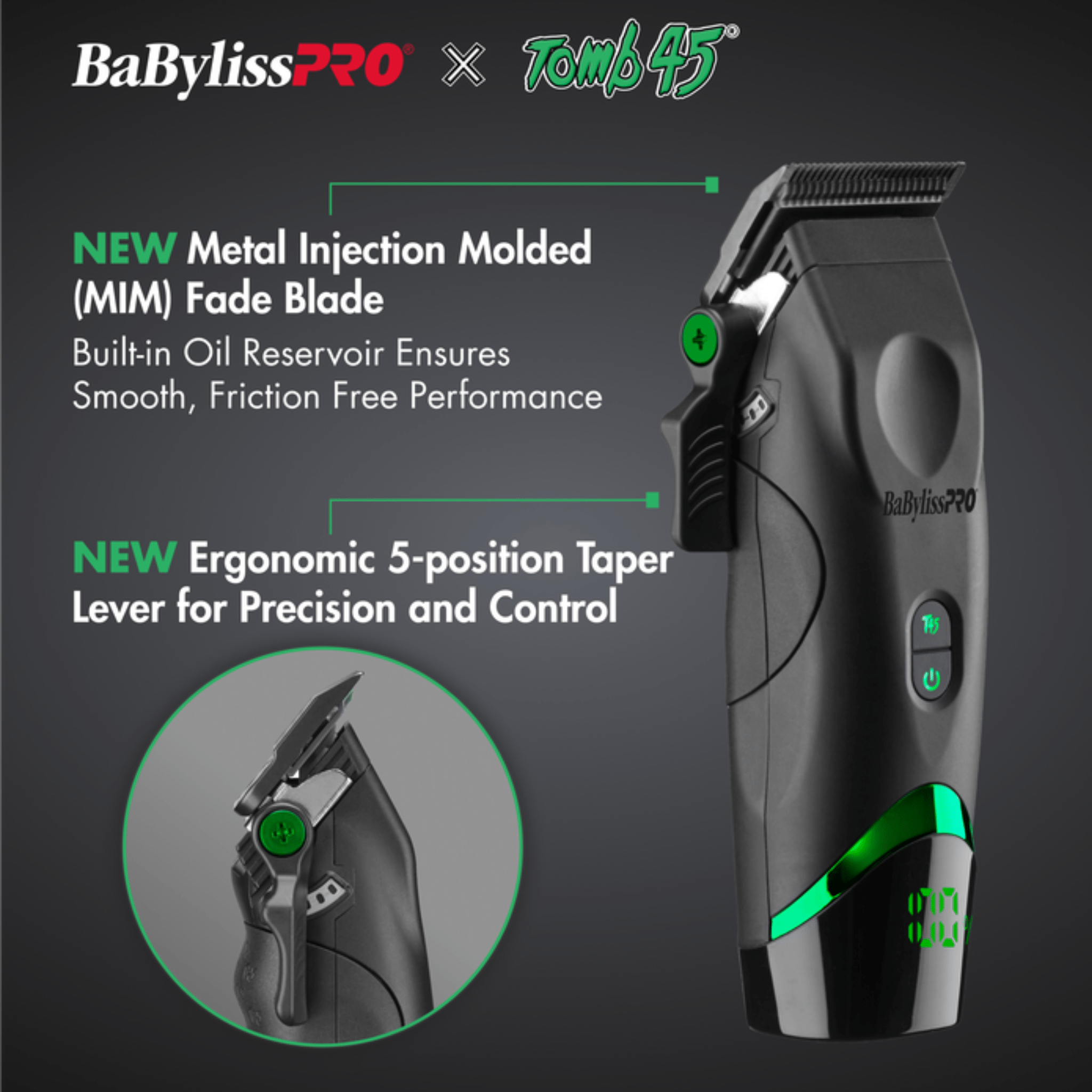 Babyliss. Tondeuse à Chargement Sans Fil Tomb45 - Concept C. Shop