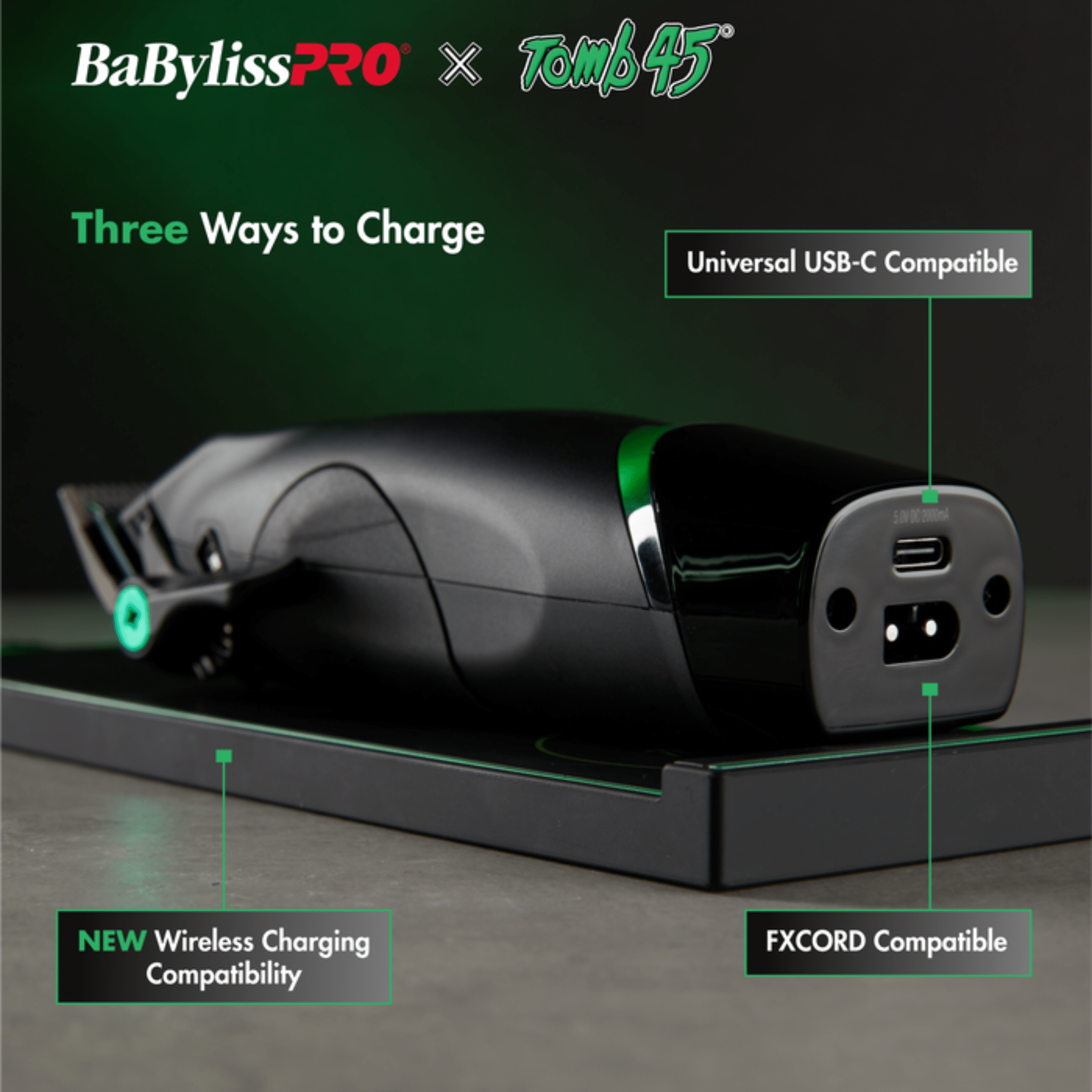 Babyliss. Tondeuse à Chargement Sans Fil Tomb45 - Concept C. Shop