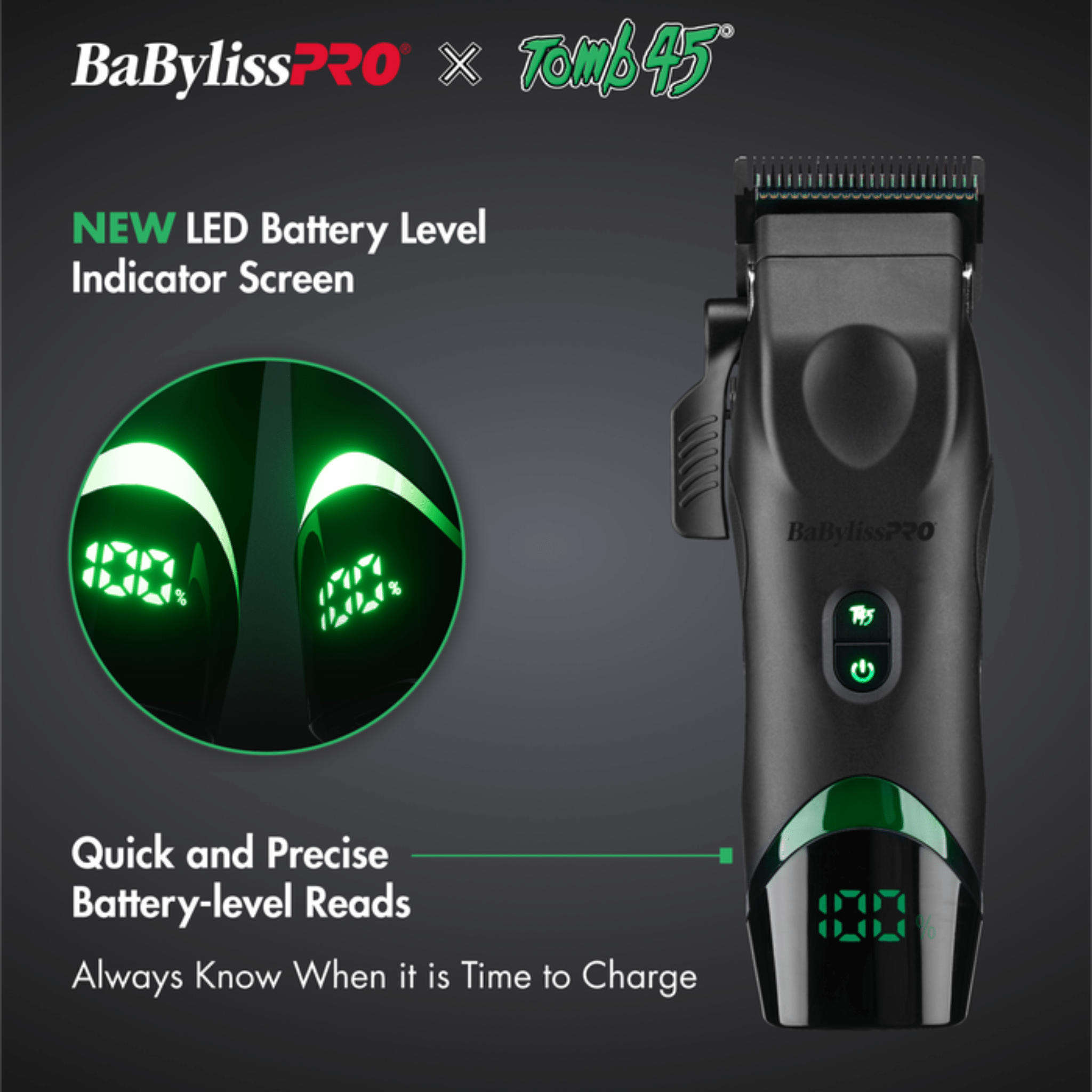 Babyliss. Tondeuse à Chargement Sans Fil Tomb45 - Concept C. Shop